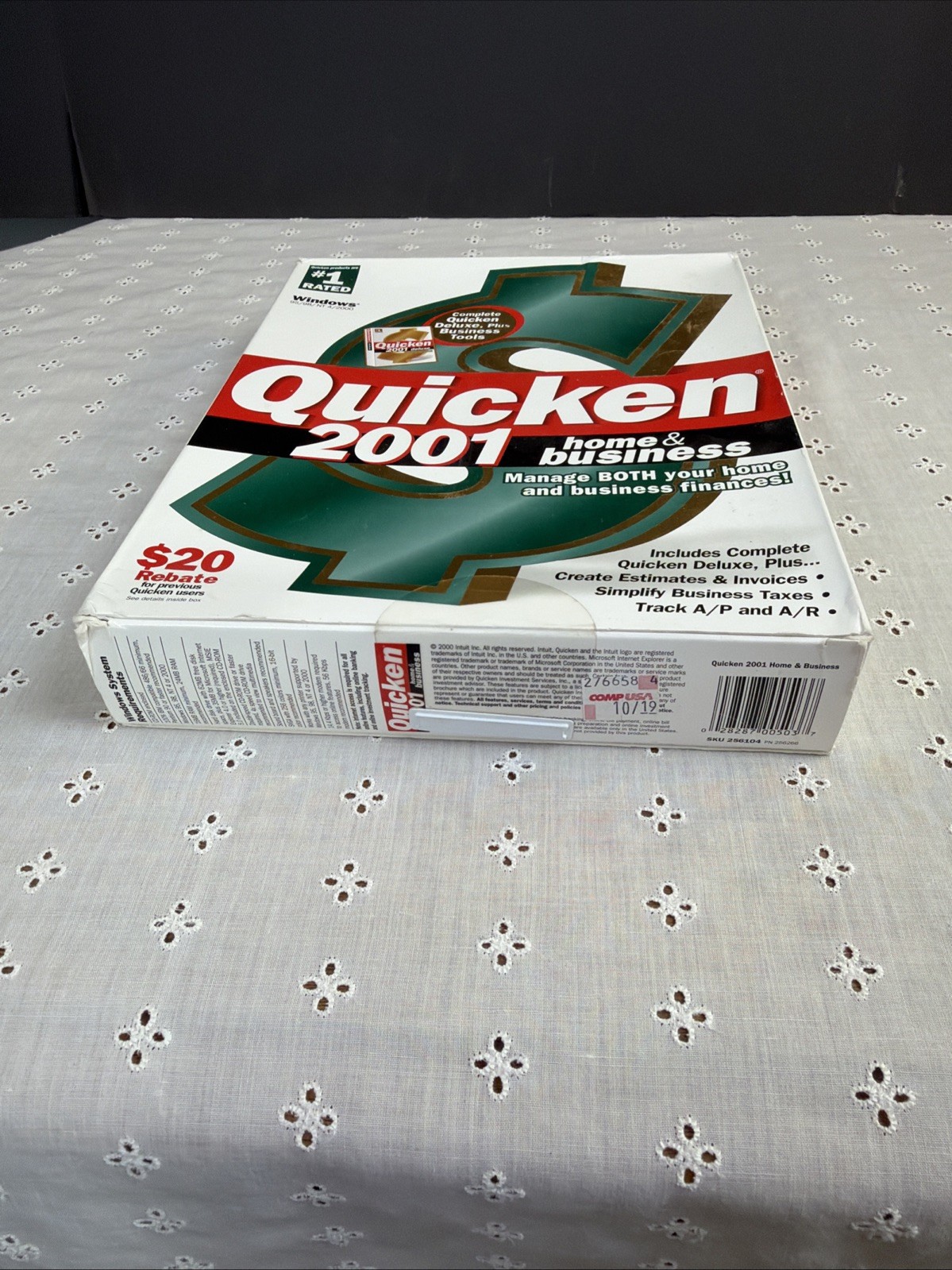 Quicken 2001 Home and Business NEW SEALED
