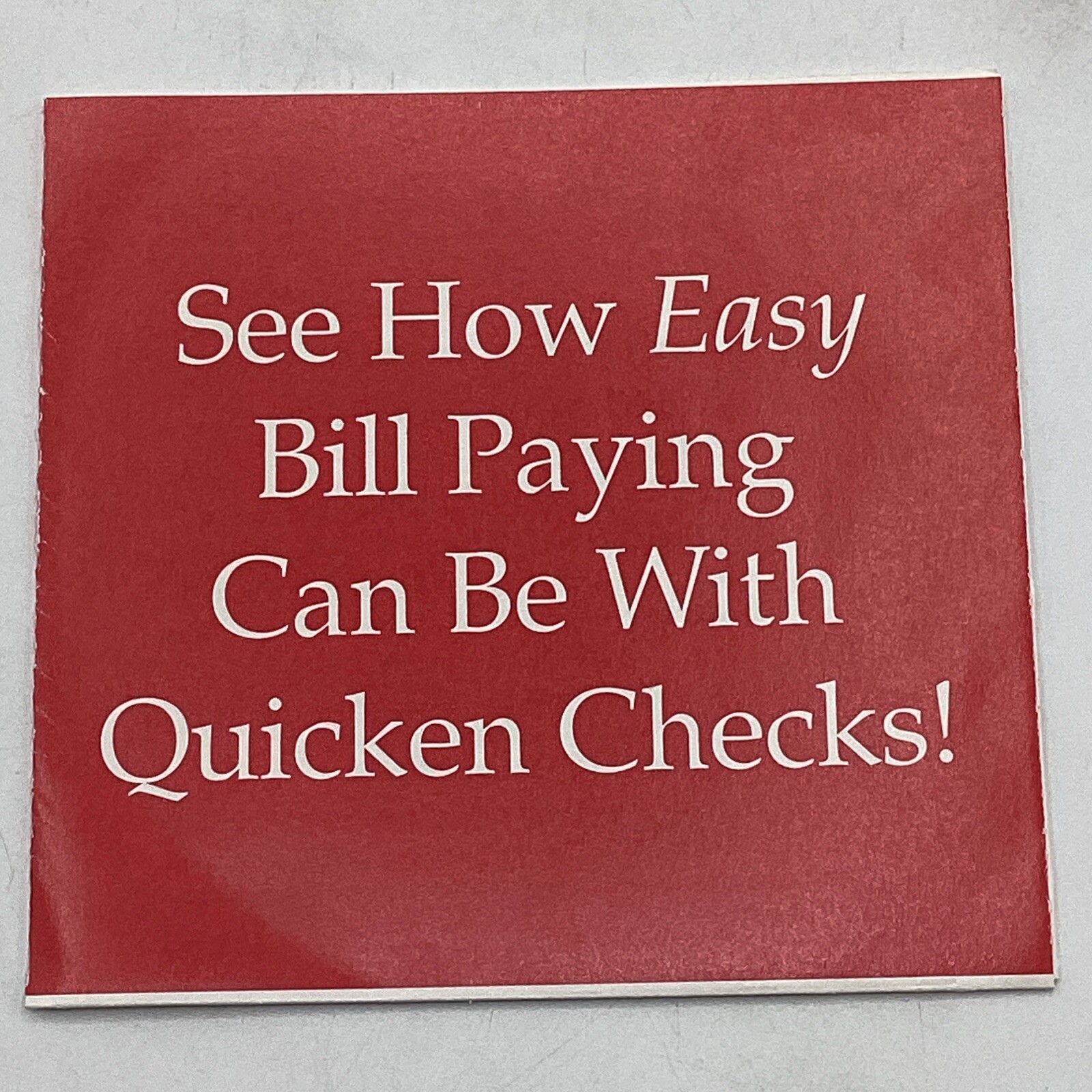 1996 Intuit Quicken SE Version 6 Organizing You Finances CD-ROM + Instructions