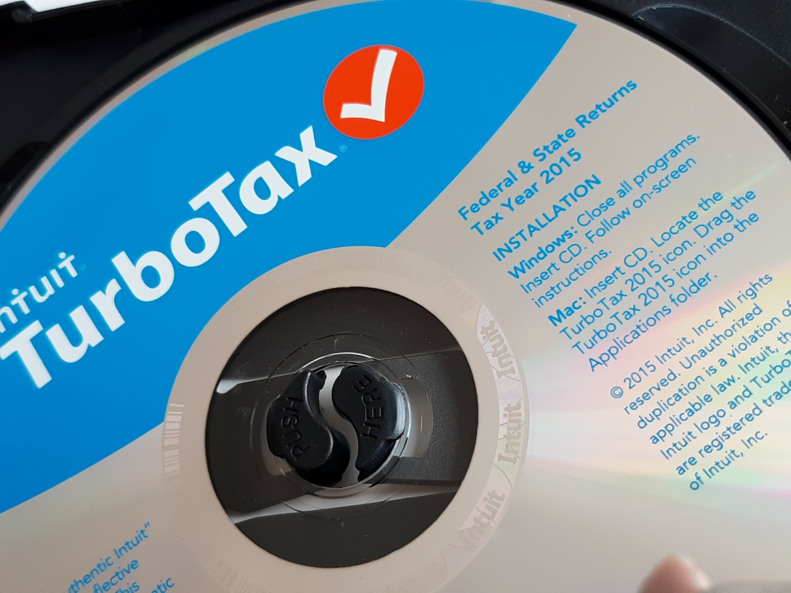 TurboTax Basic 2015 software PC-MacDisc. TurboTax Basic 2015. Intuit