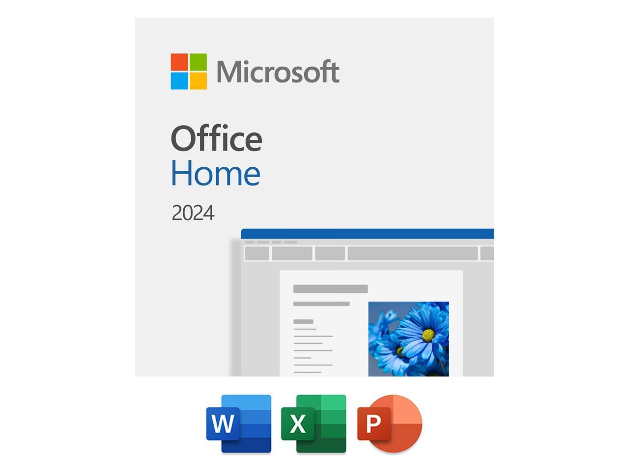 Microsoft Office Home 2024 | One time purchase, 1 Device | Windows 10/11, Mac –