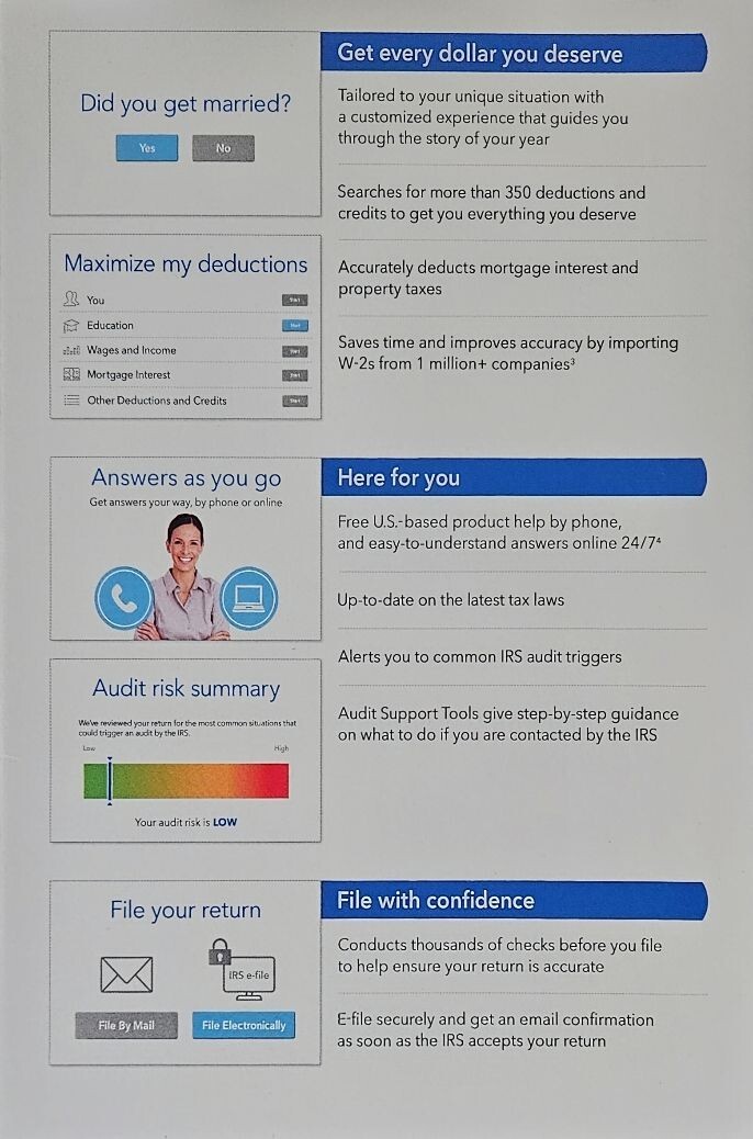 INTUIT TURBOTAX DELUXE 2018 Federal Only CD version BRAND NEW SEALED Windows MAC