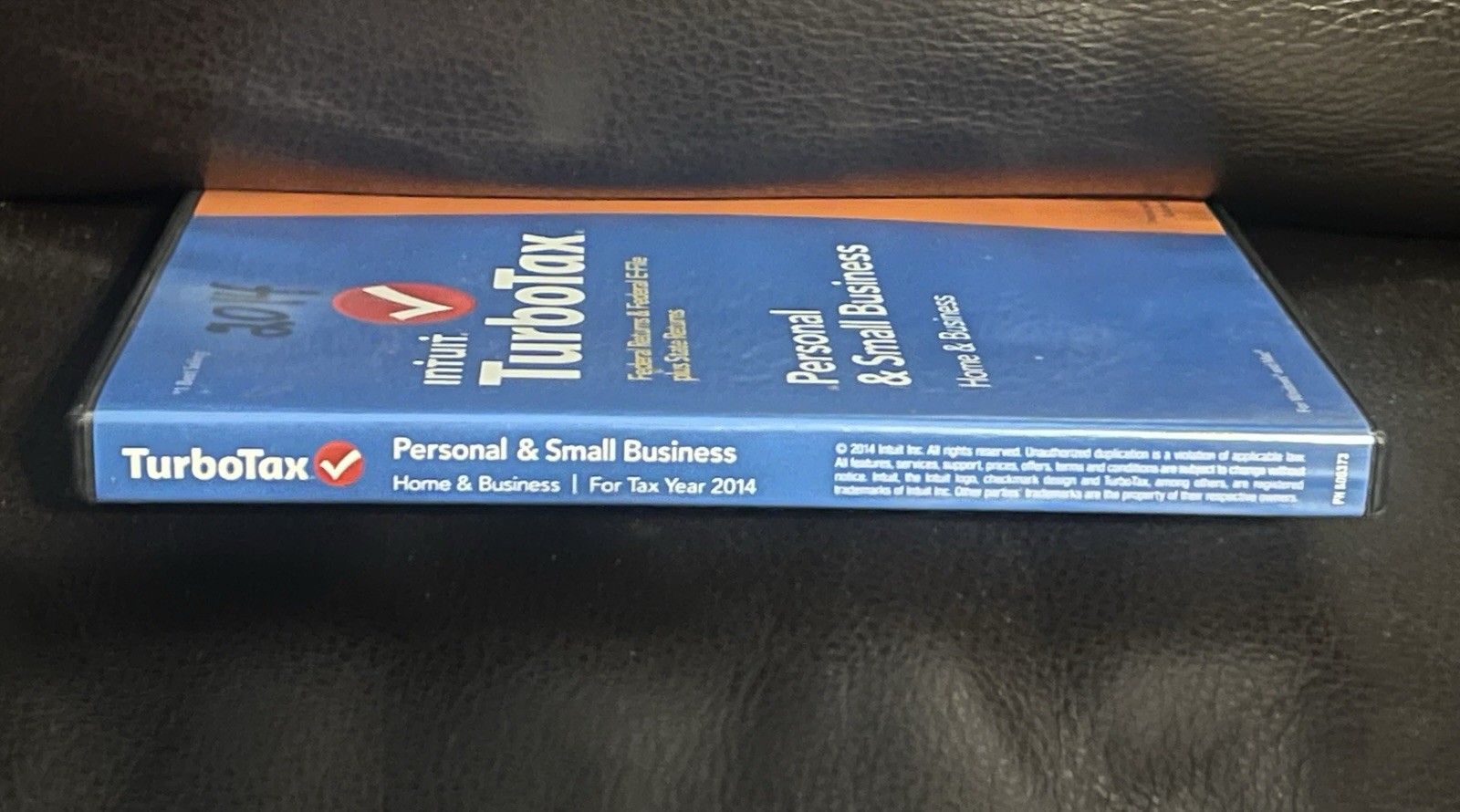 2014 Turbotax Home & Business Personal Federal & State Windows/Mac with CD Disc