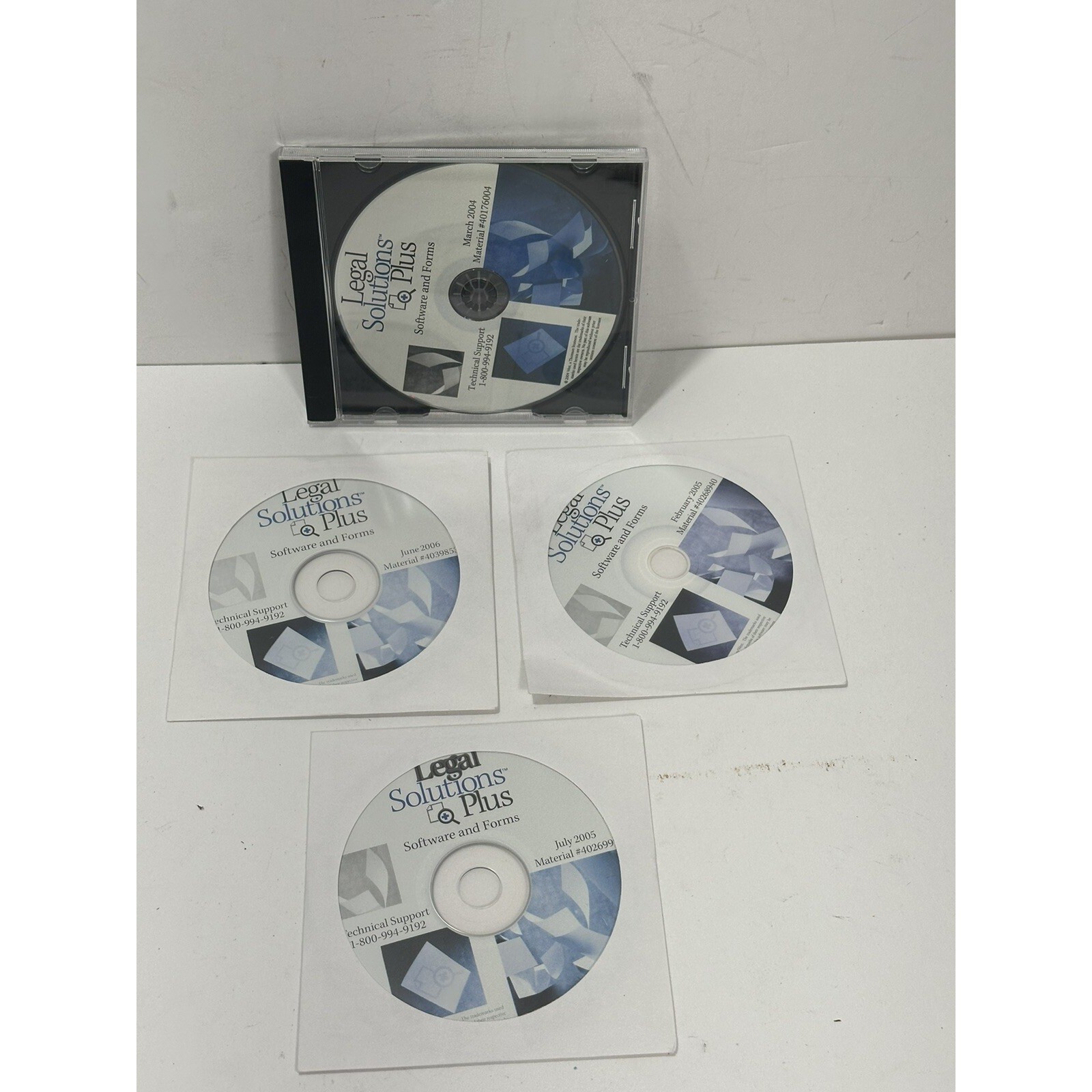 Legal Solutions Plus Software & Forms 2004, 2005, 2006 Lot 4 CD Technical Suppor