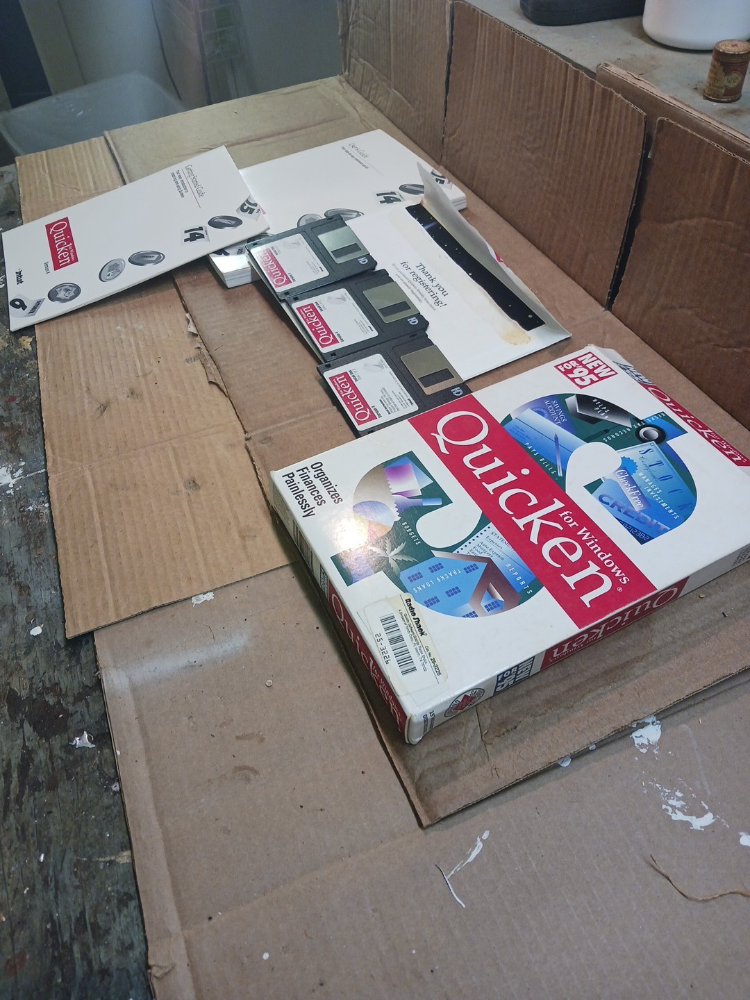 Quicken for Macintosh Version 5 New for 95 • 3.5″ Floppy Big Box Software Intuit