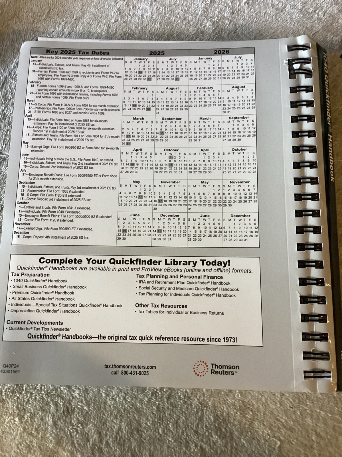 1040 Quickfinder Handbook 2024 Tax Year E3B