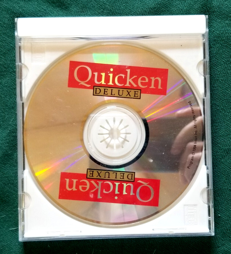 Intuit Quicken Basic 99 For Windows 95/98/NT Disc and Manual in Original Box VTG
