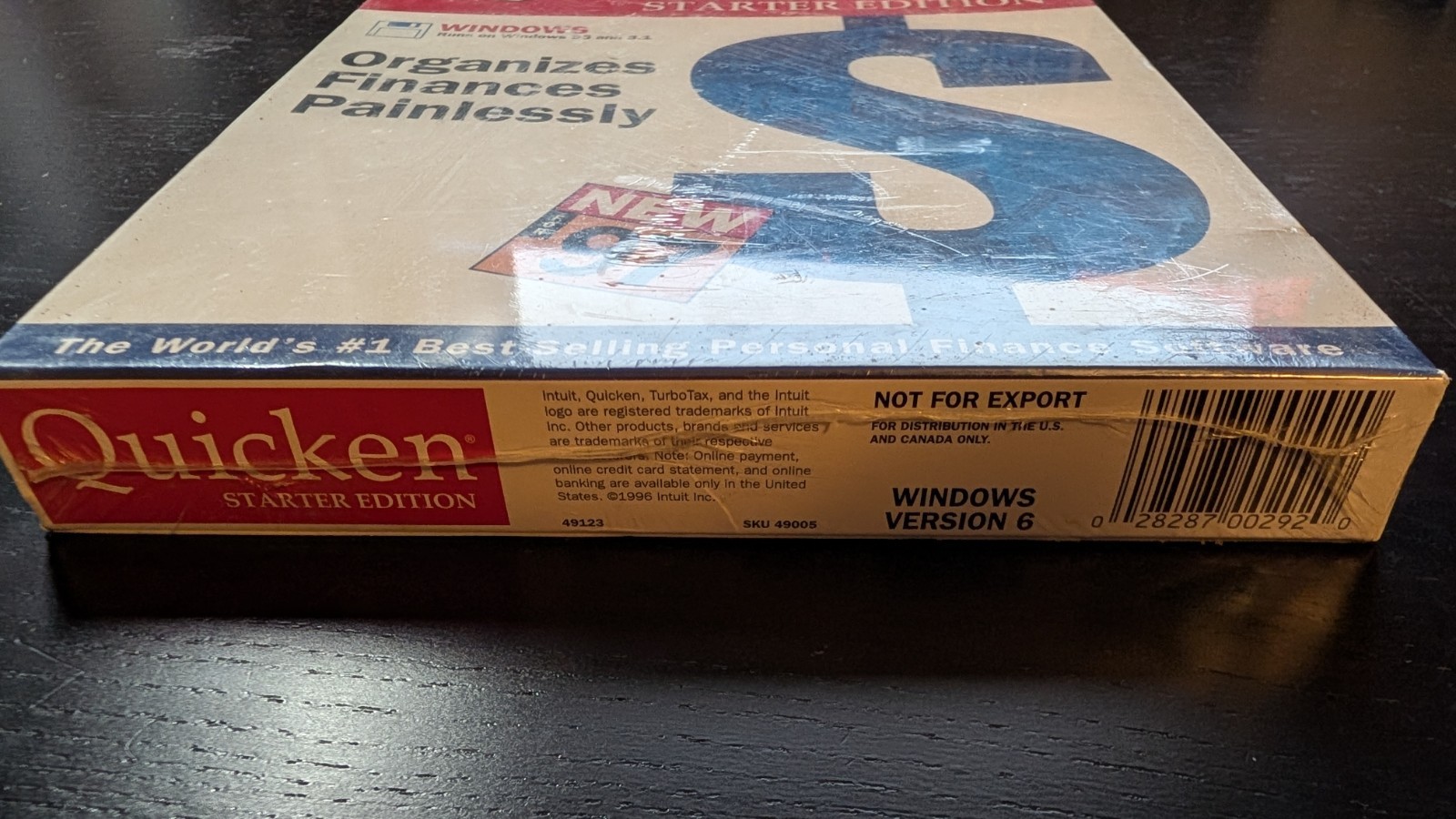 Quicken for Windows 95 Version 6 – Sealed