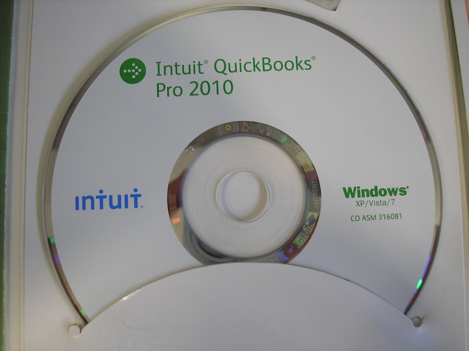 =3 USER VERSION= INTUIT QUICKBOOKS PRO 2010 FOR WINDOWS PC =LIFETIME LICENSE=