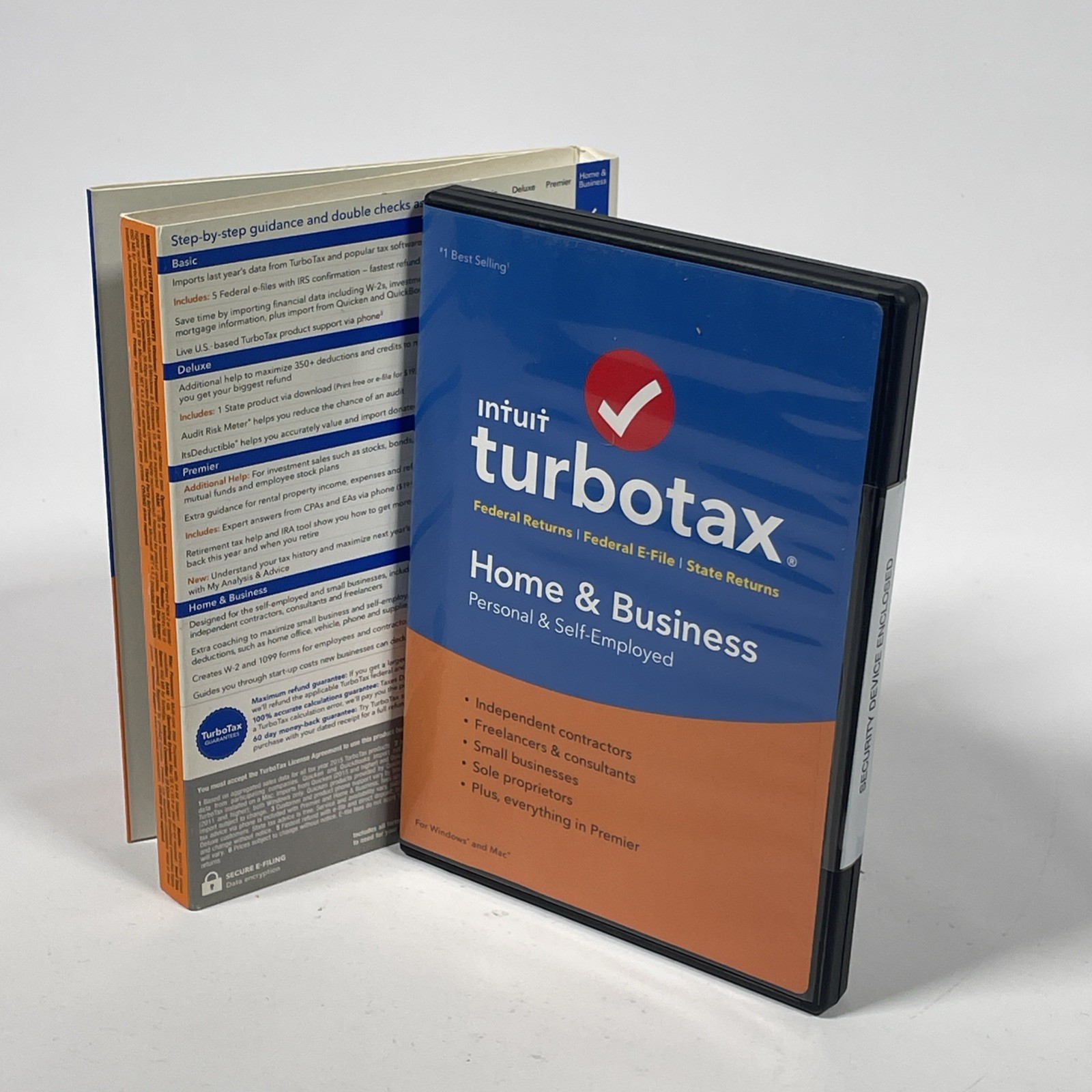 2016 TurboTax Home & Business Personal Software Intuit Disc Federal State