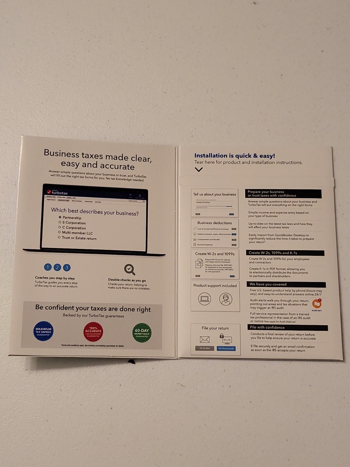 TurboTax Business-Partnerships, Corporations & LLC’s for tax year 2022 NEW