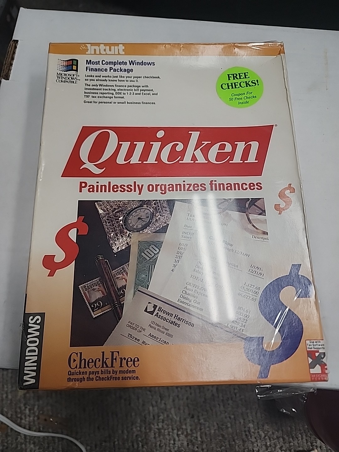 Quicken 1991 Microsoft T-35
