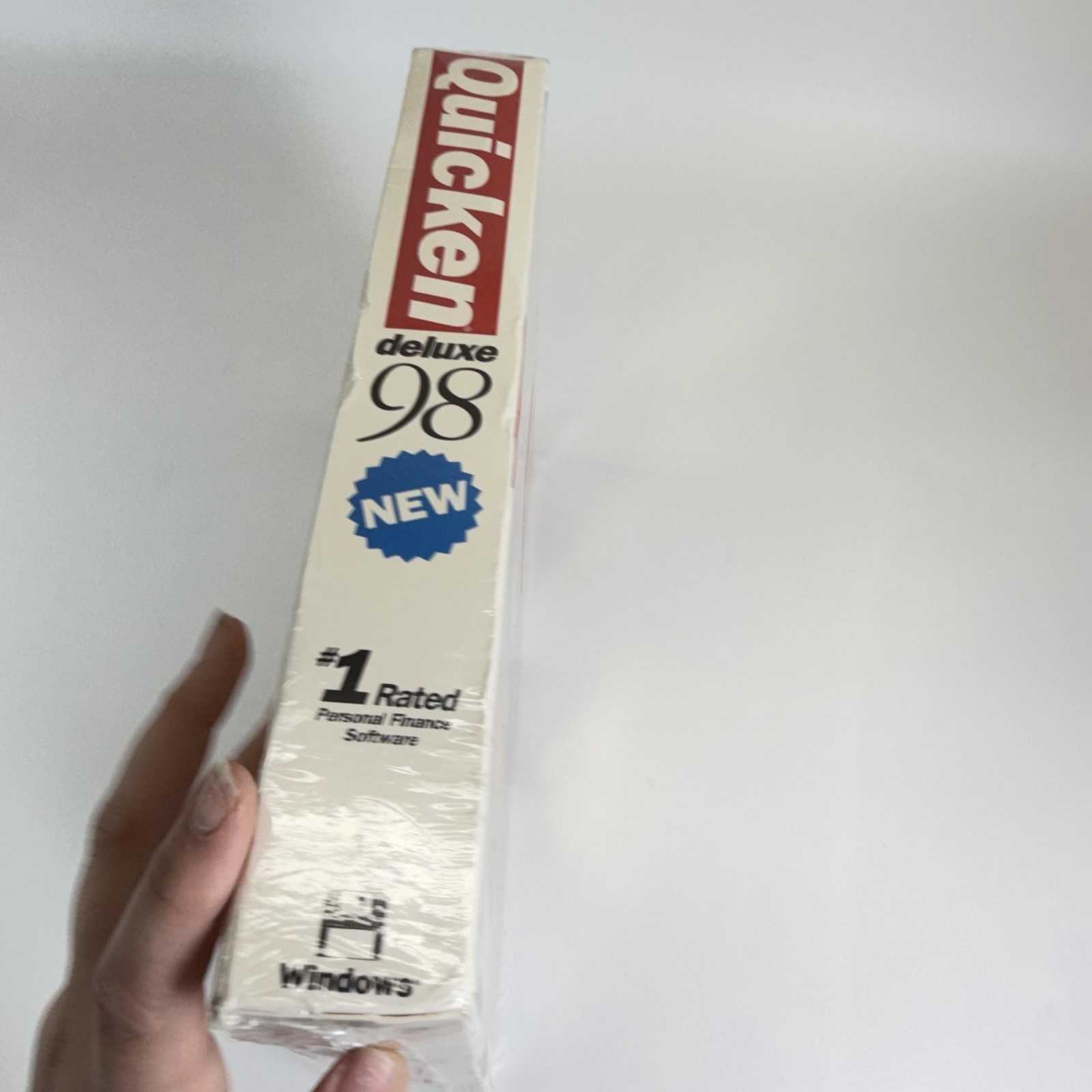 Vintage Quicken Deluxe 98 Windows Accounting Software Intuit Retail Box Sealed