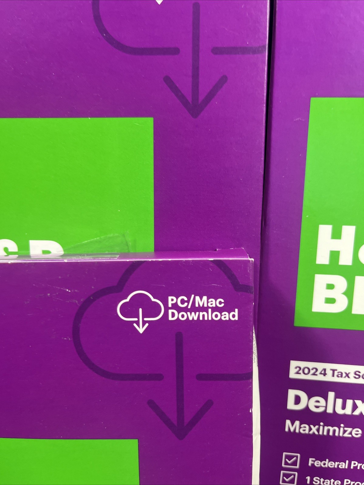 NEW H&R Block Tax Software Deluxe + State 2024 PC/Mac (SAME DAY CODE ) READ