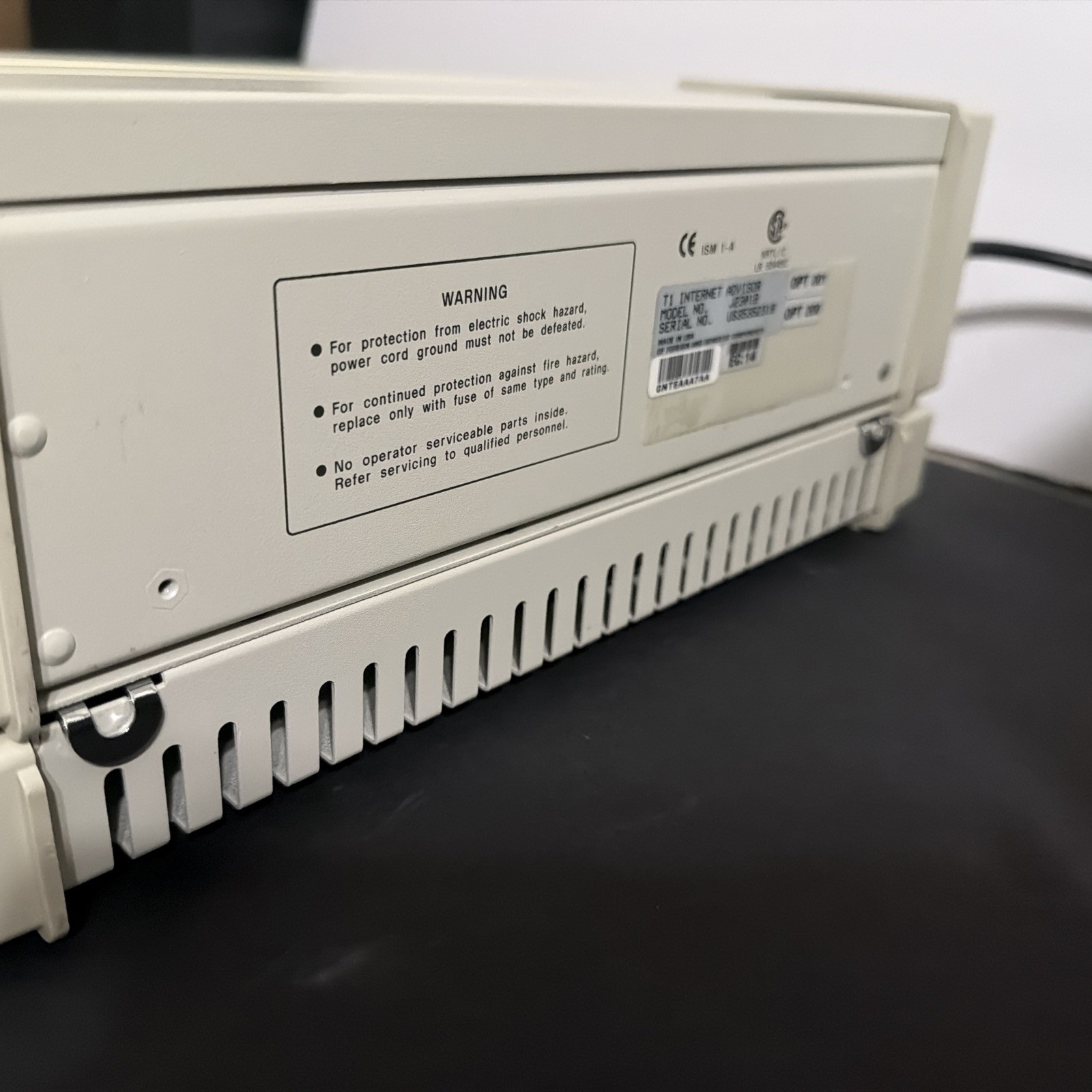 HP T1 INTERNET ADVISOR, OPT.001,200 W/ FDDI INTERFACE & RJ48C MODULES, NO POWER