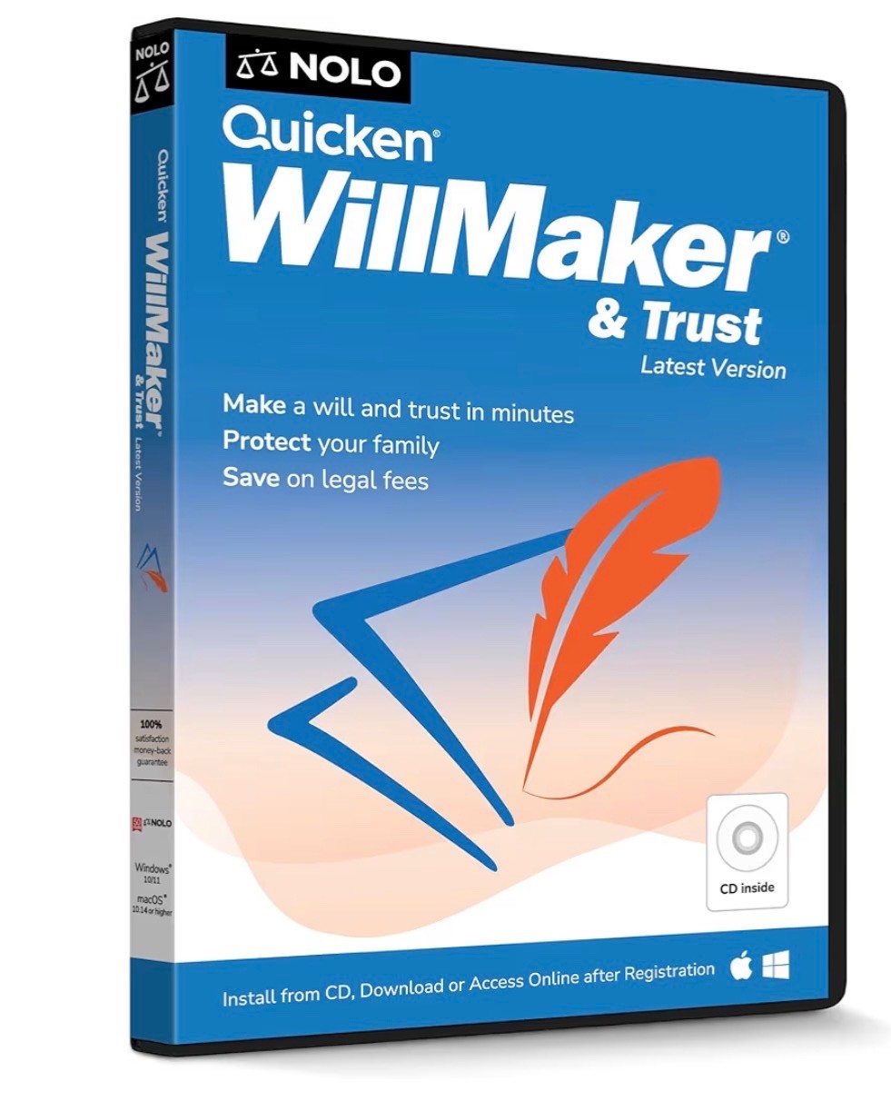 Quicken WillMaker & Trust Latest Version – Estate Planning Software – Will, Livi