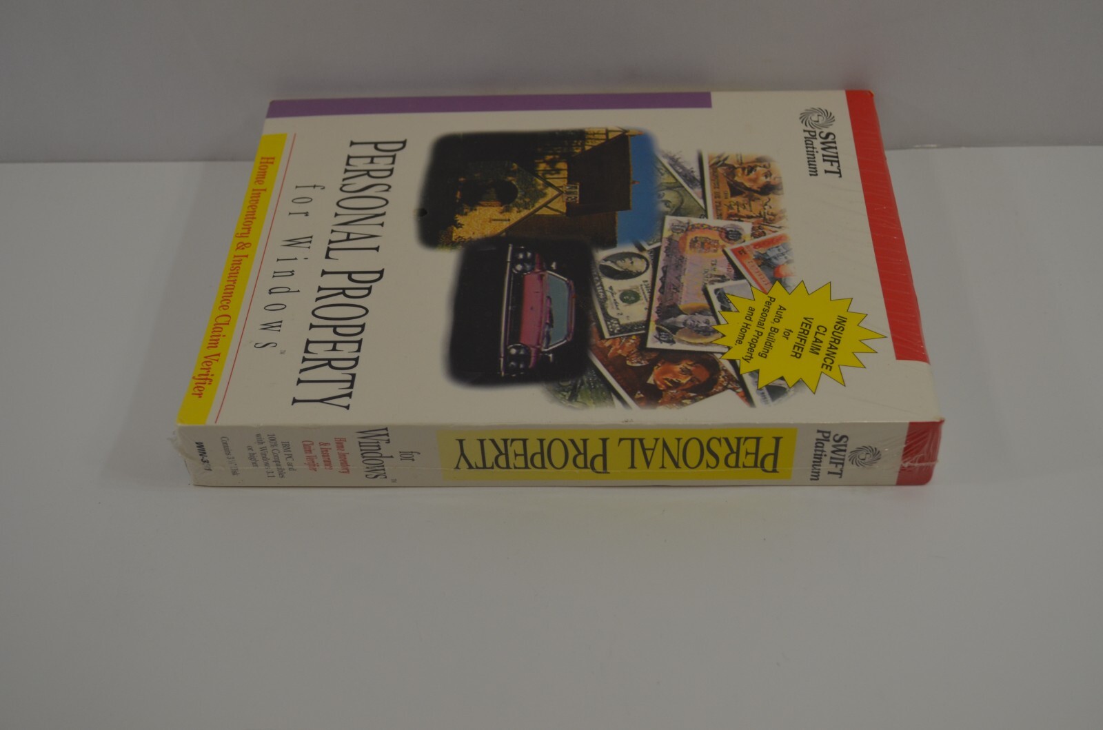 Swift Platinum Personal Property for Windows Software 1994 SEALED Vintage Cosmi
