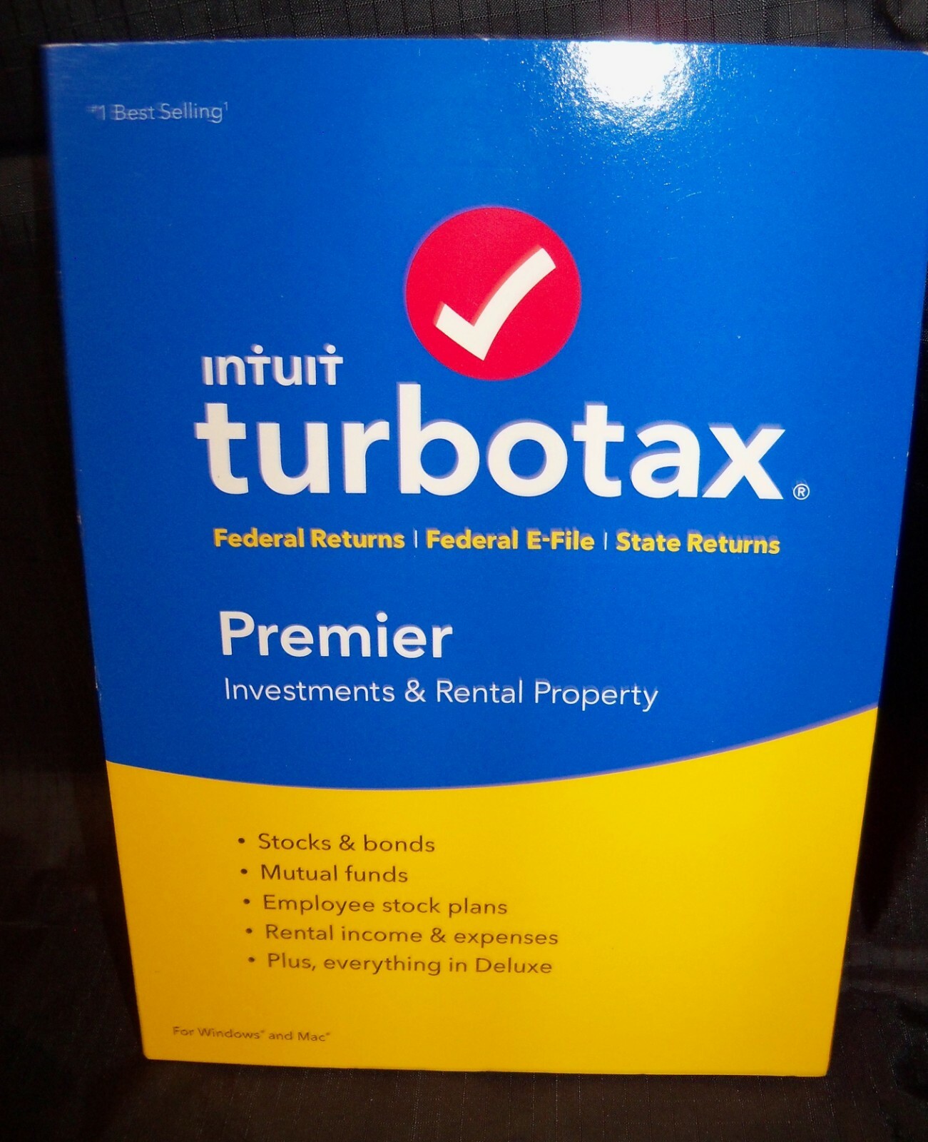 2018 TurboTax Premier 2018 Federal + E-File State Window / Mac Sealed New ‼️ New