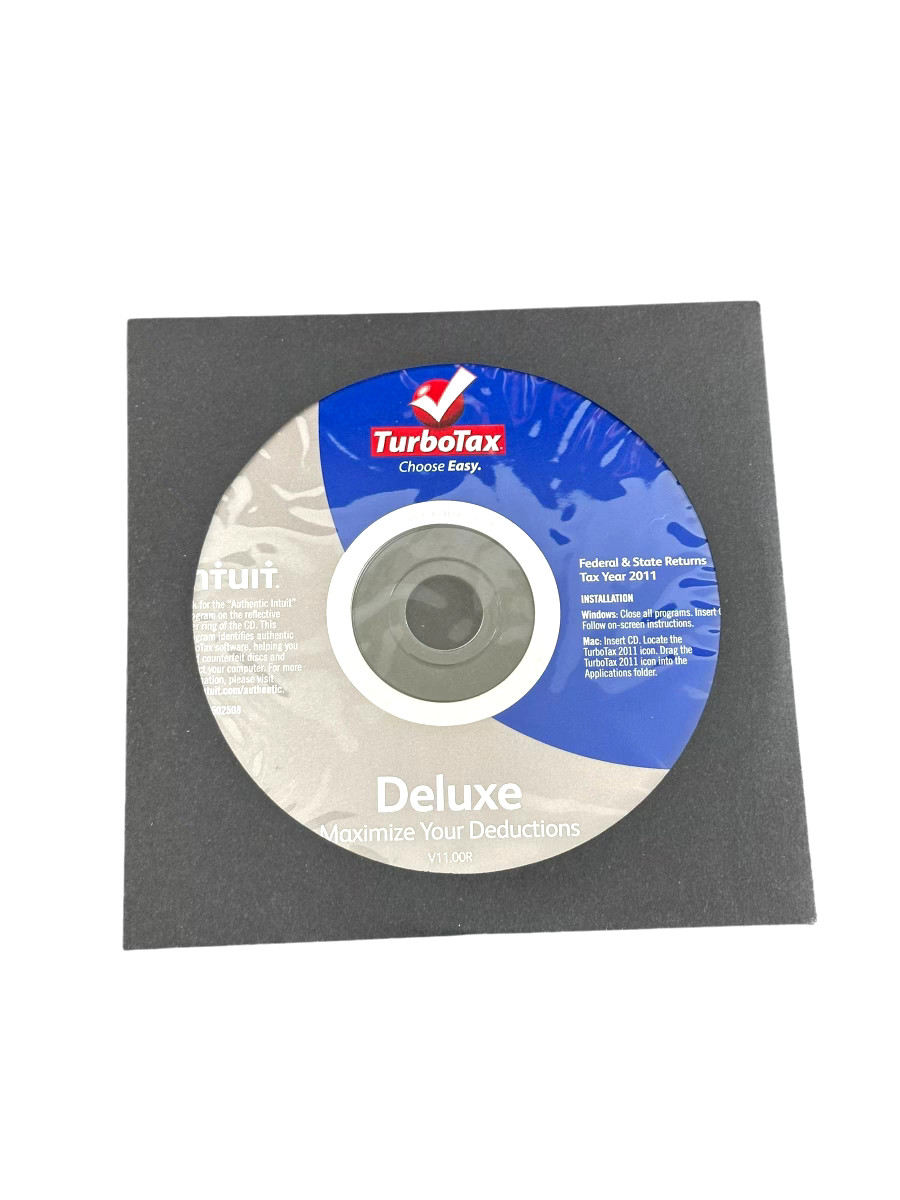TurboTax Deluxe 2011 Federal & State Returns for Windows and MAC
