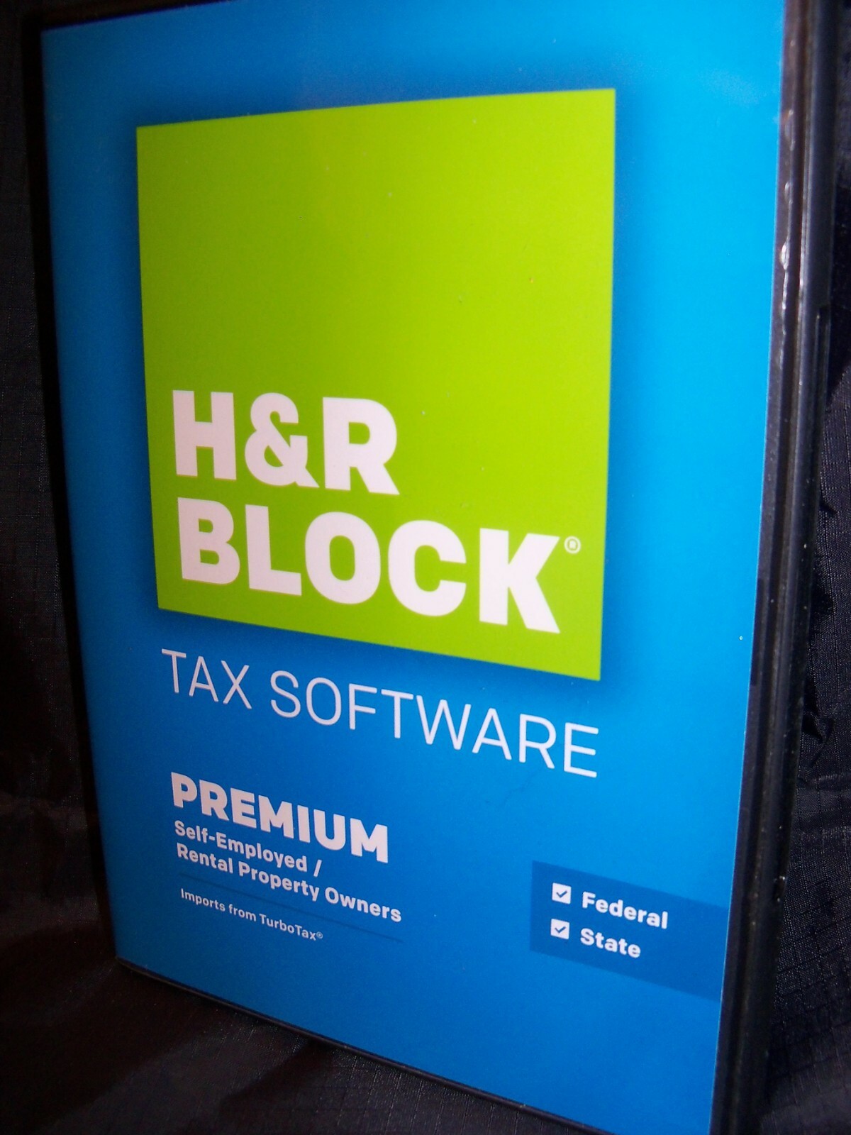 2015 H & R Block Premium Self Employed Rental Tax Software 2015 PC CD Opened box