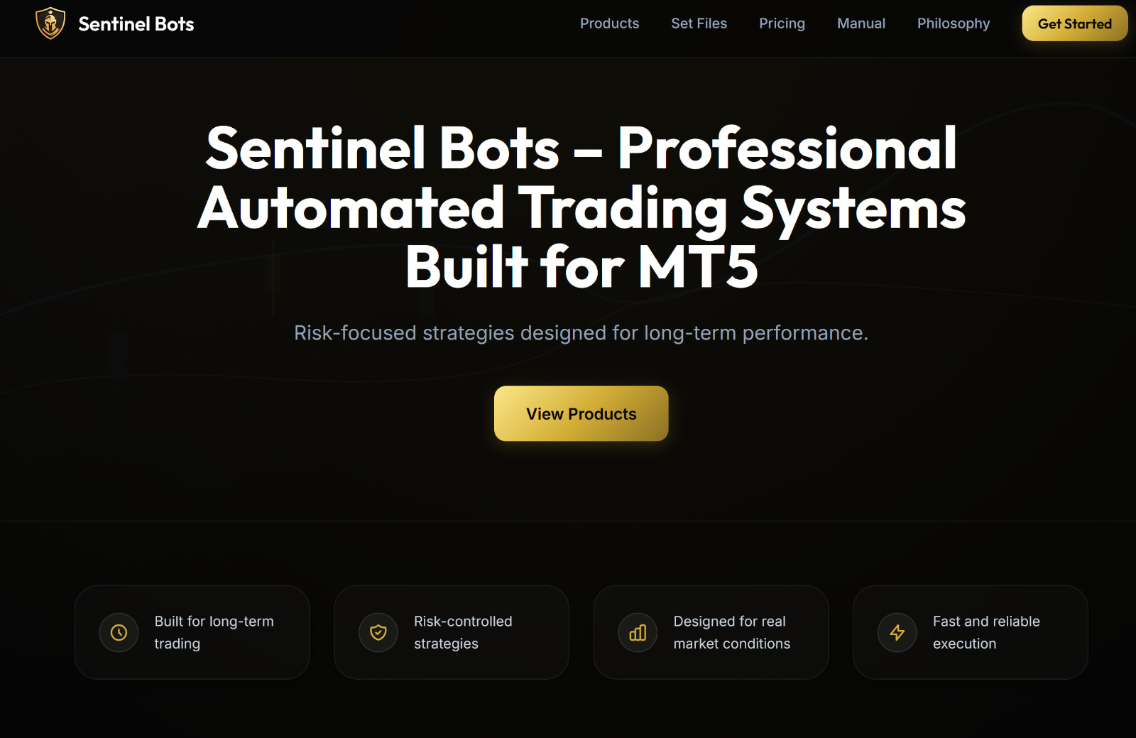 v2.5 Sentinel KMZ Gold EA MT5 MQL5 metatrader algo trading robot scalping ftmo