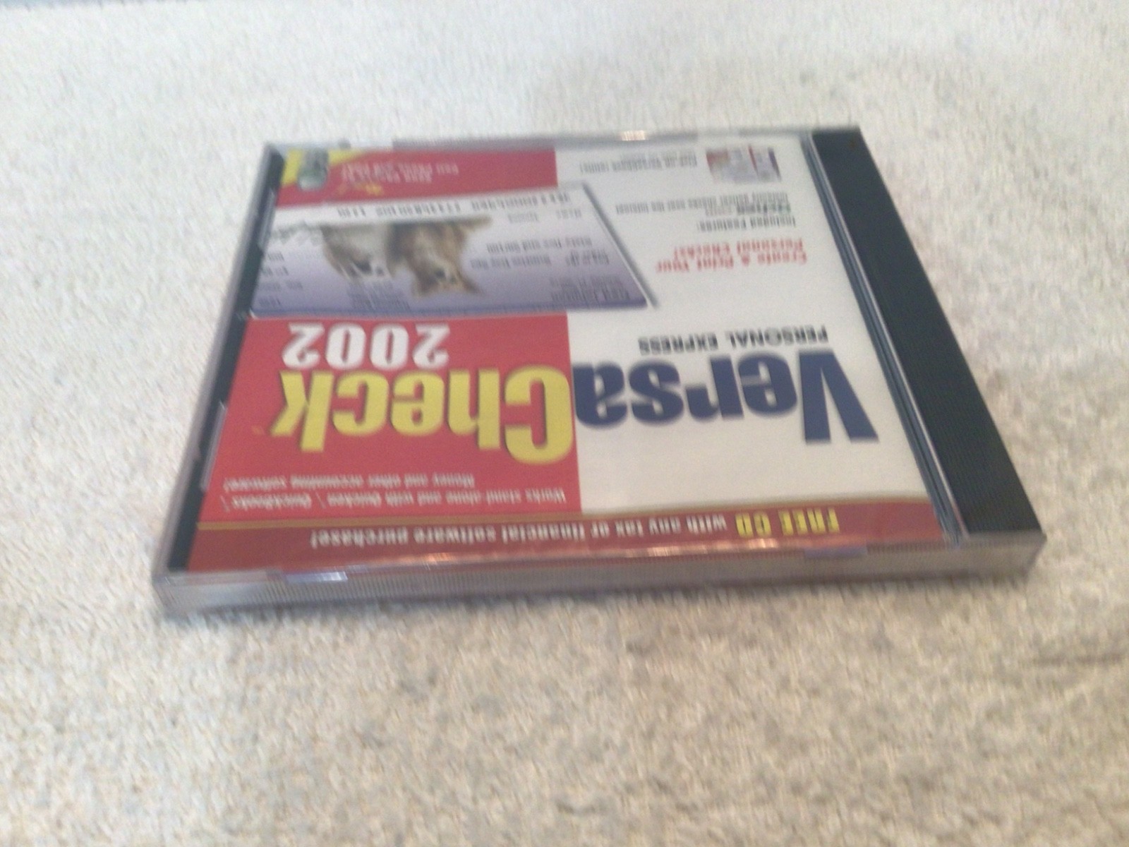 VersaCheck Personal Express 2002 PC CD ROM NOS SEALED READ