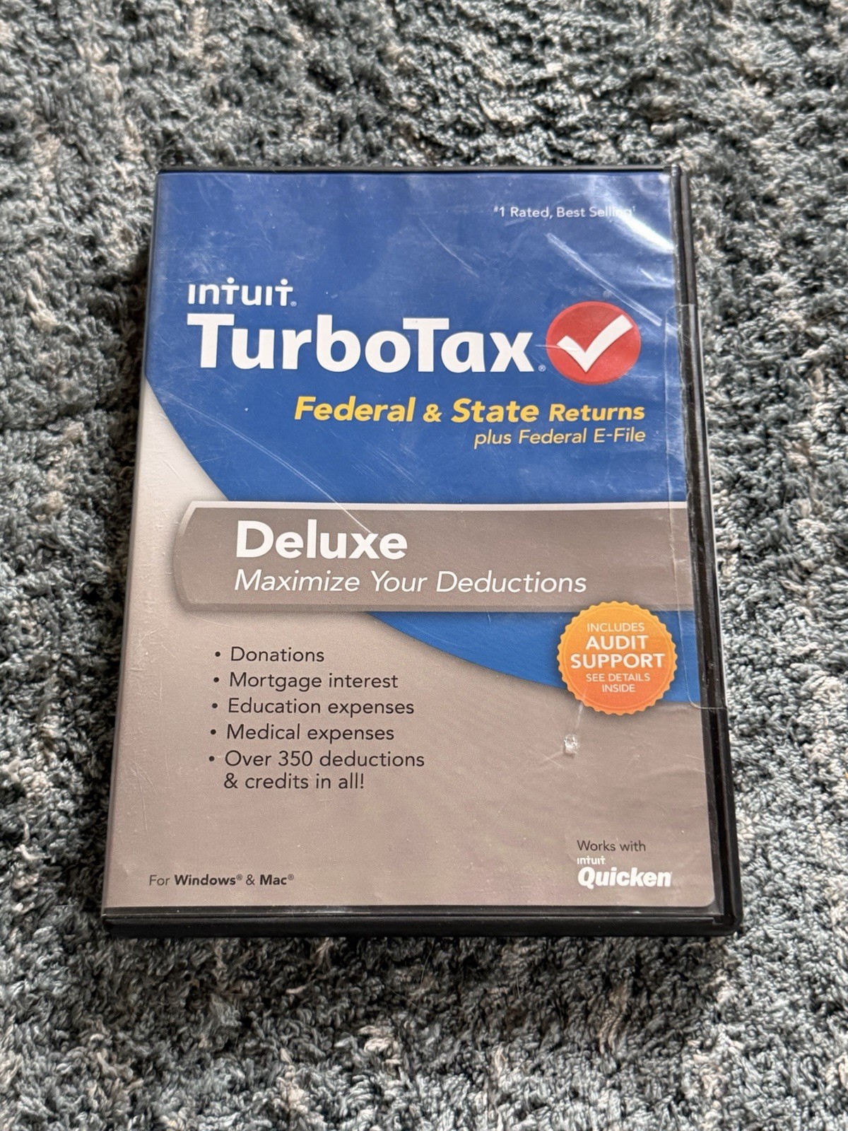 TurboTax Deluxe Federal & State 2013 for Windows/Mac New Sealed