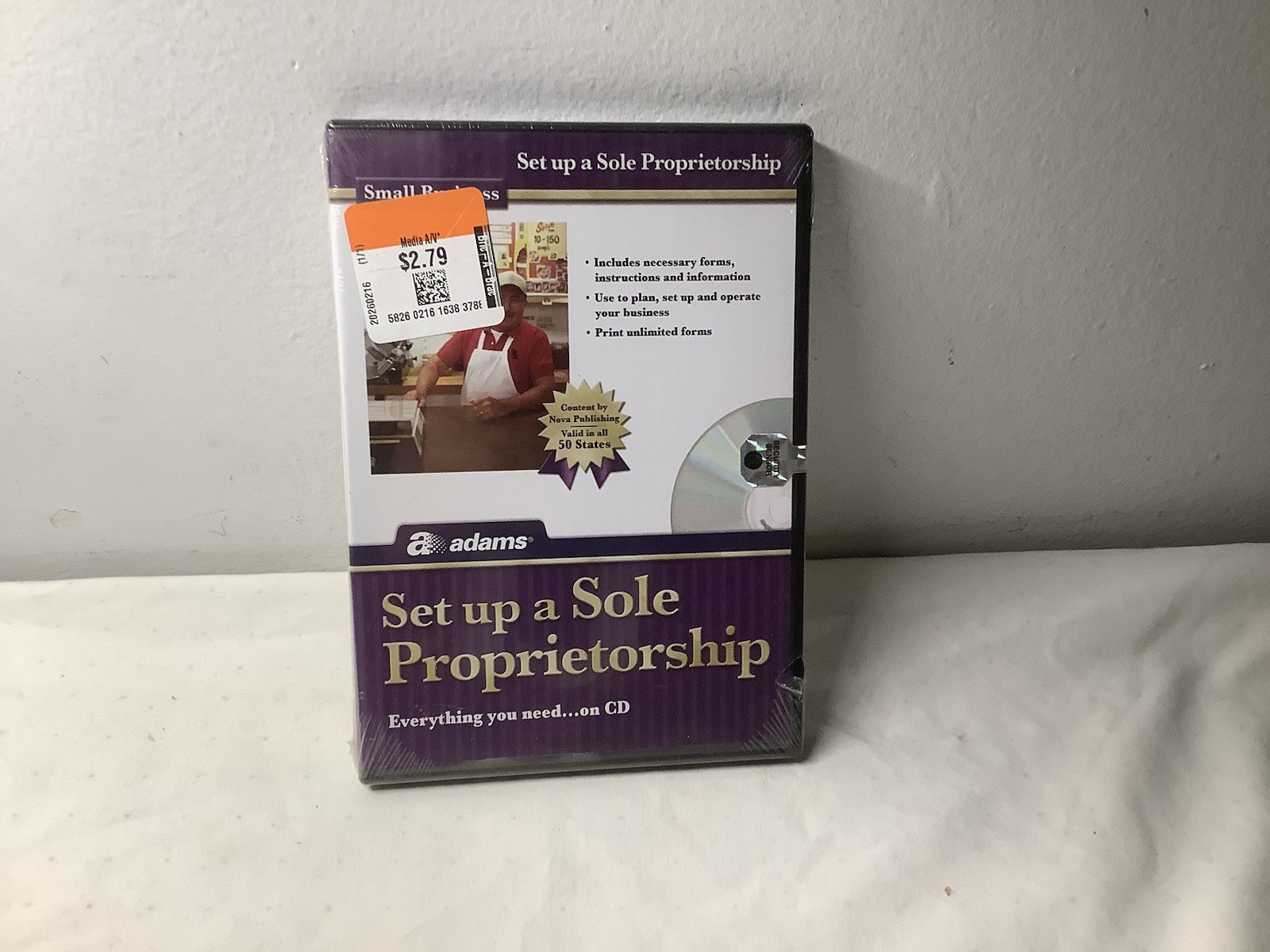 Adams Set Up A Sole Proprietorship 2006 DVD