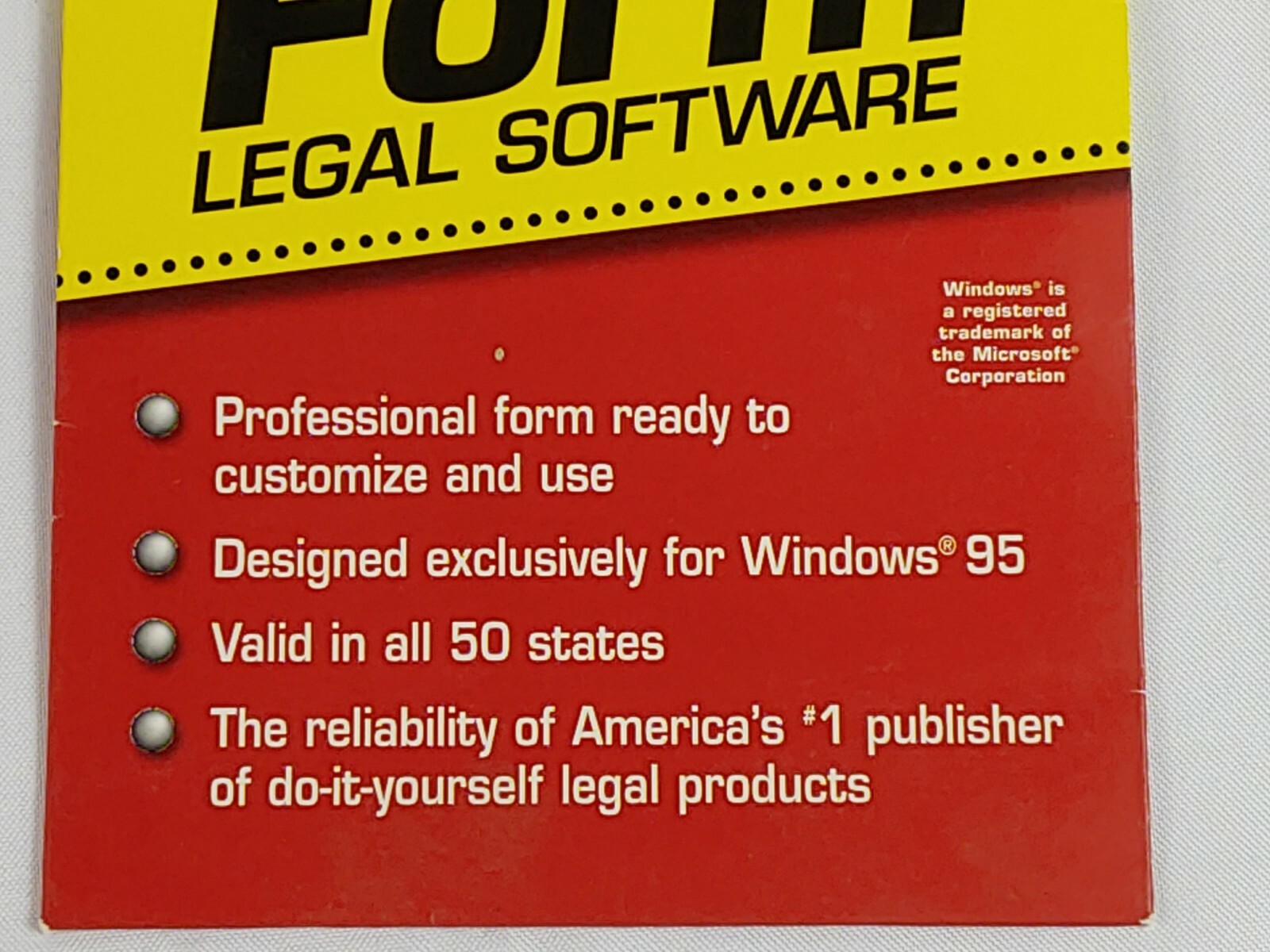 Vintage One Form EZ Legal Software Agreement To Sell Real Estate 3.5 Floppy Disk