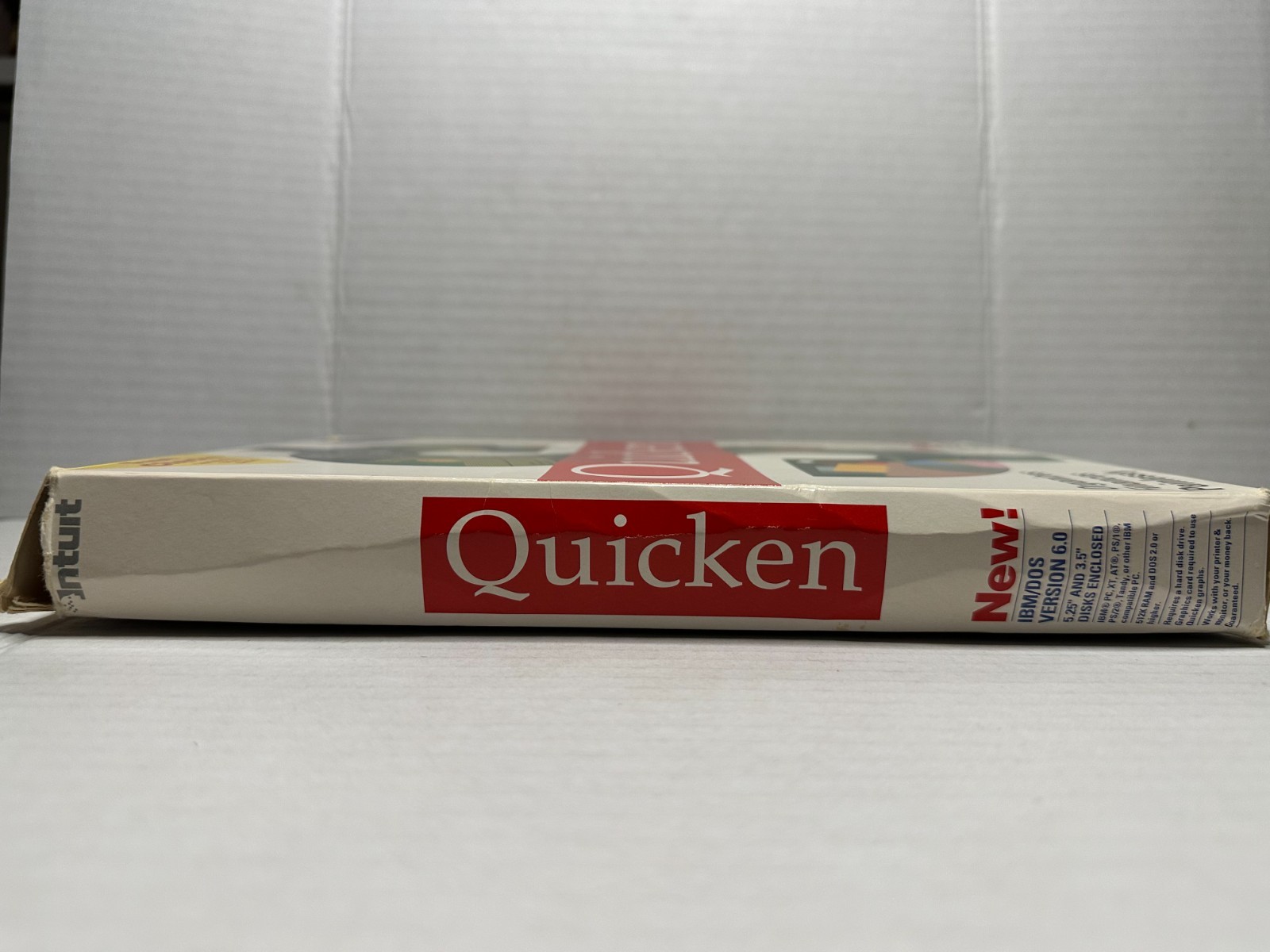 Vintage Intuit Quicken for DOS IBM Version 6.0 3.5″ & 5 1/4″ Floppy Disks VTG