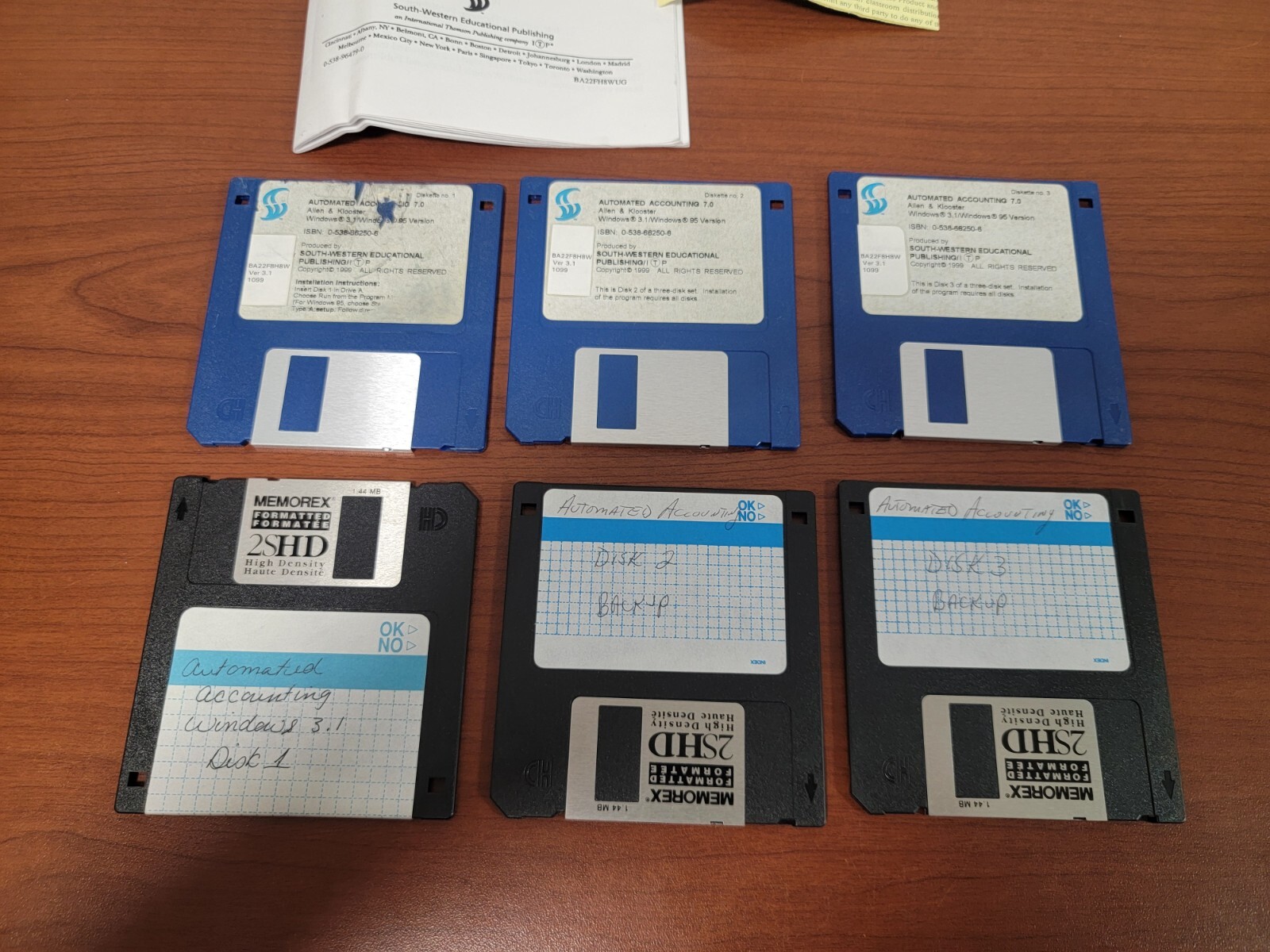 Automated Accounting 7.0 Software for Windows 3.1/95
