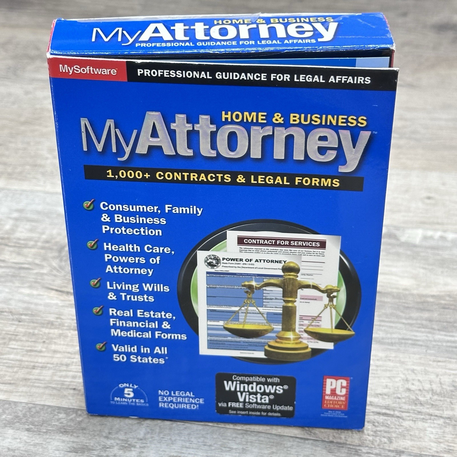 My Attorney Home & Business My Software PC Legal Forms Contracts Estate Planning