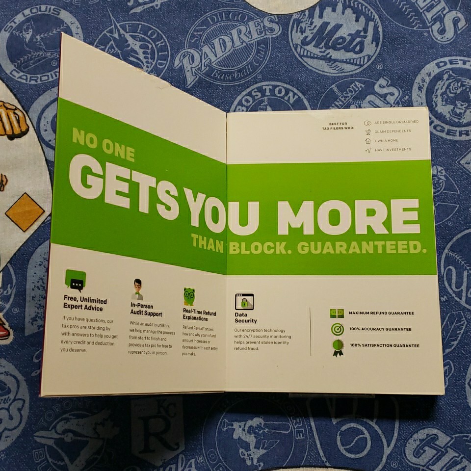 H&R Block 2016 Deluxe Homeowners Investors Federal Tax Only E-file No state