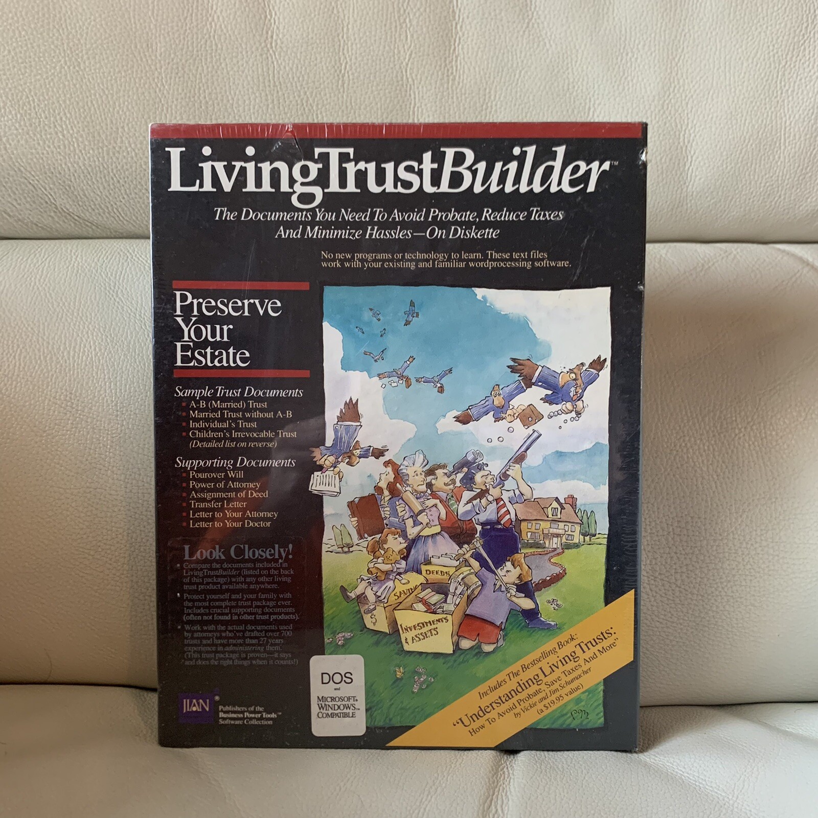 Vintage 1992 Jian Living Trust Video Dos Windows Estate Planning