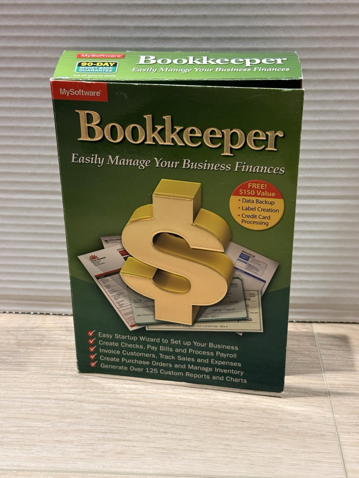 MySoftware Bookkeeper Business Finances Manager Accounting Software 2009 Windows