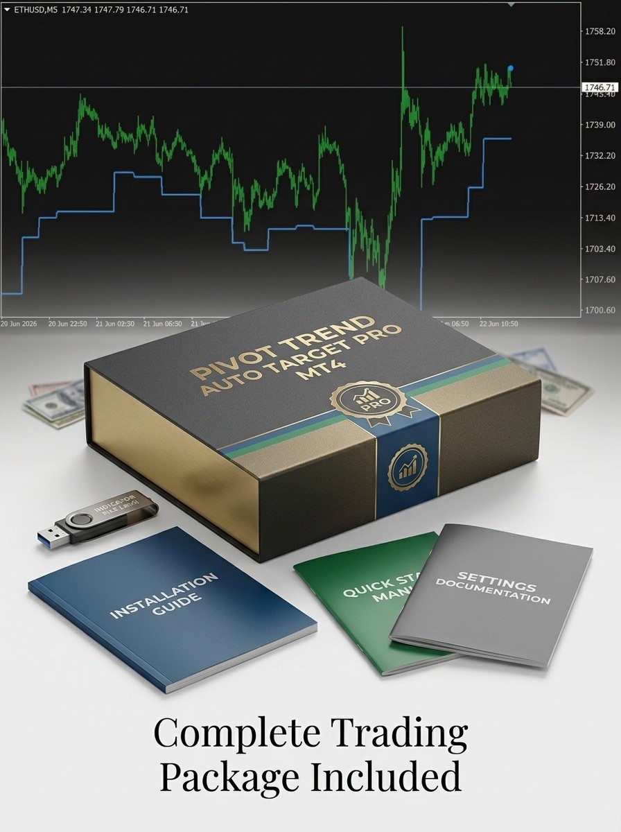 Pivot Trend Pro – Auto Target Indikator für MetaTrader 4 (MT4)