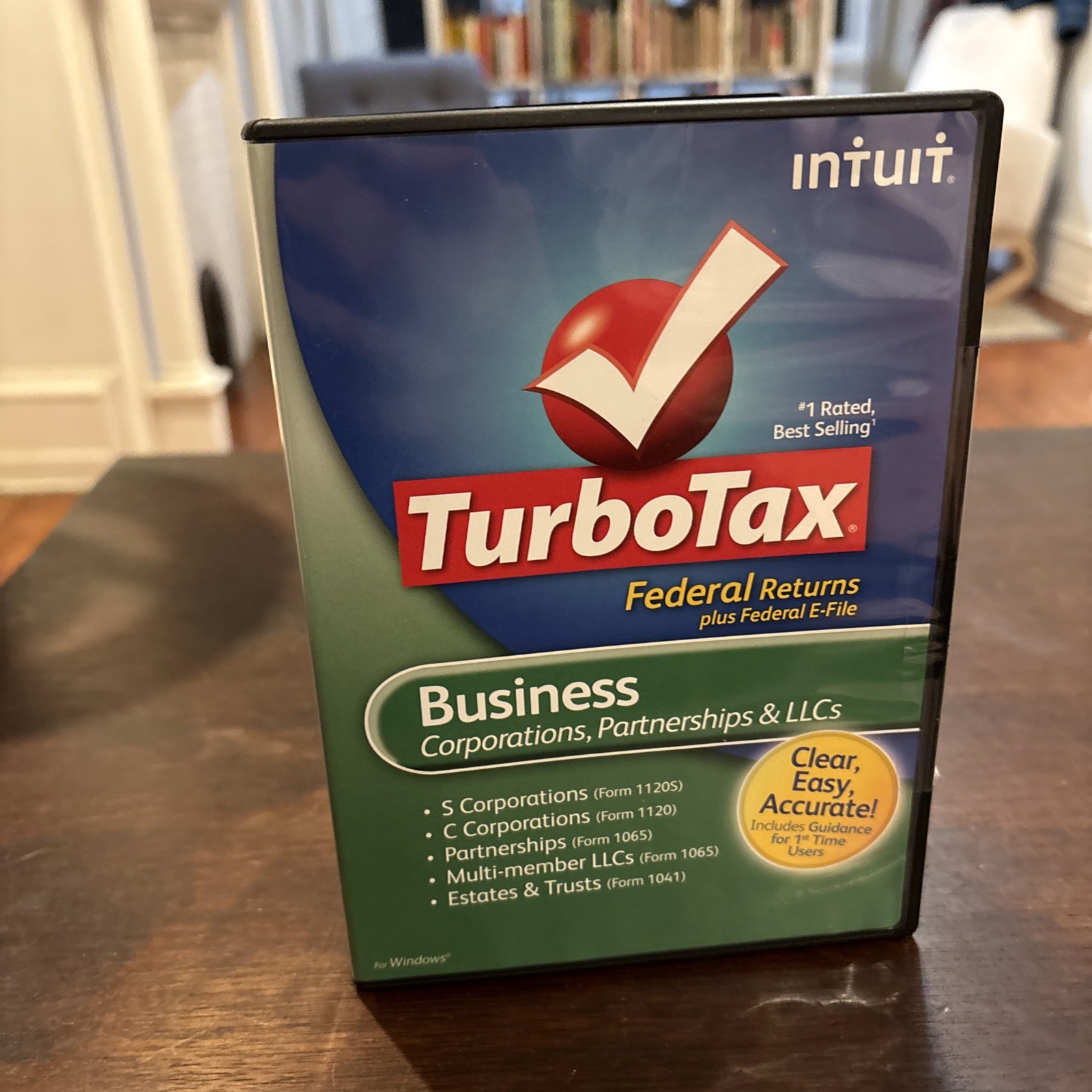 2011 TURBOTAX BUSINESS CD for CORPORATION Partnership, Llc TURBO TAX M1