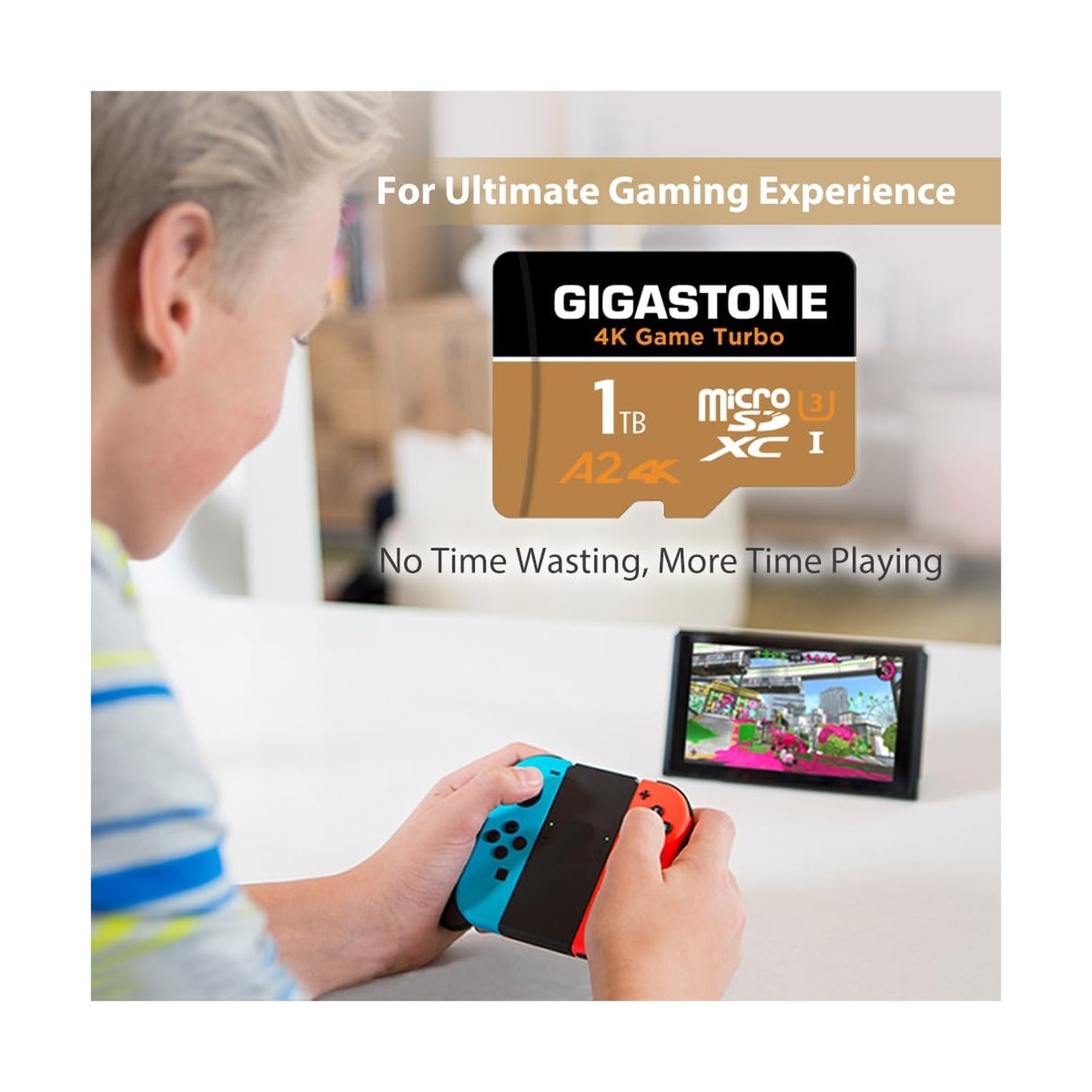 [5-Yrs Free Data Recovery] GIGASTONE 1TB Micro SD Card, 4K Game Turbo, R/W up…