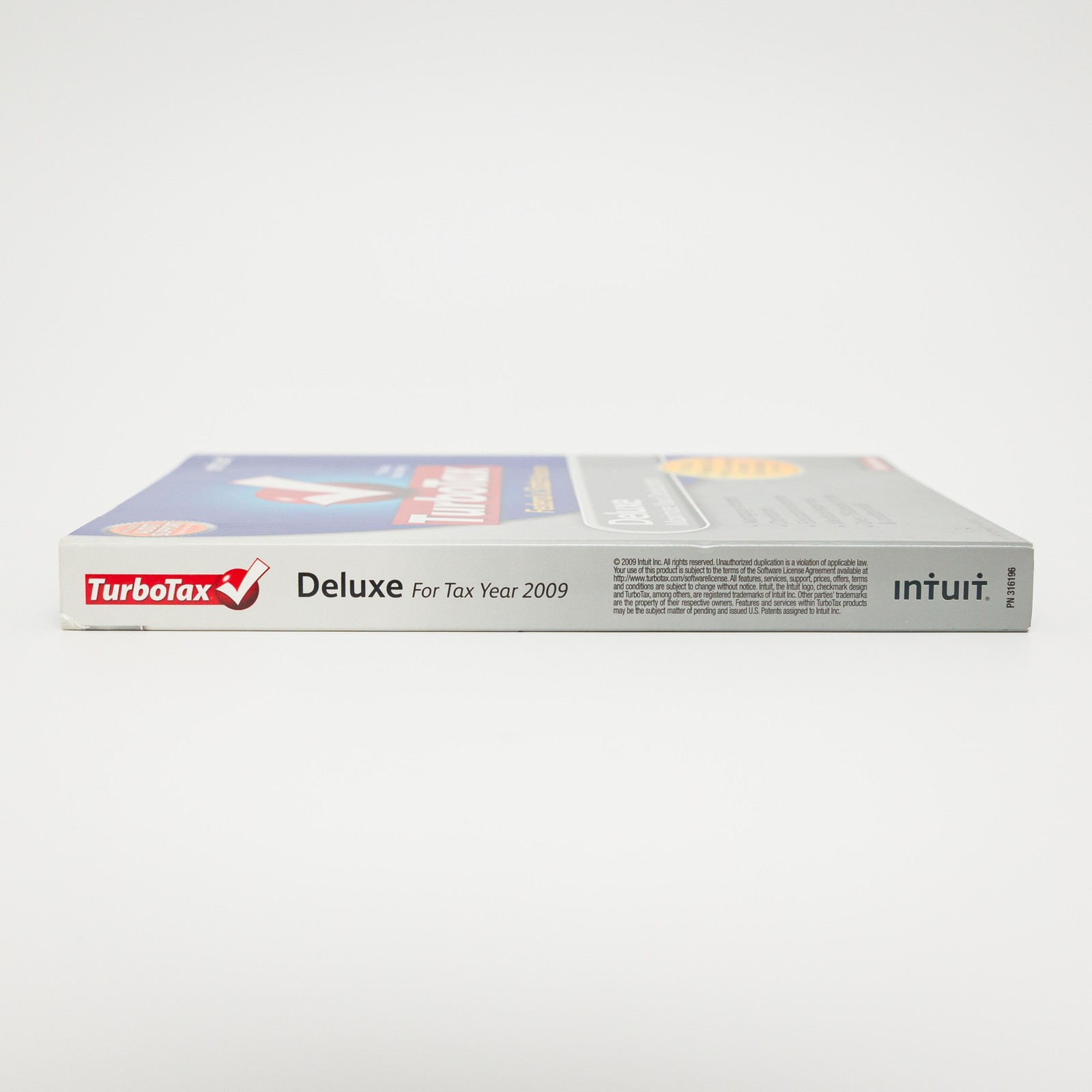 Intuit TurboTax Deluxe 2009 Federal & State Tax Software Windows Mac Retail