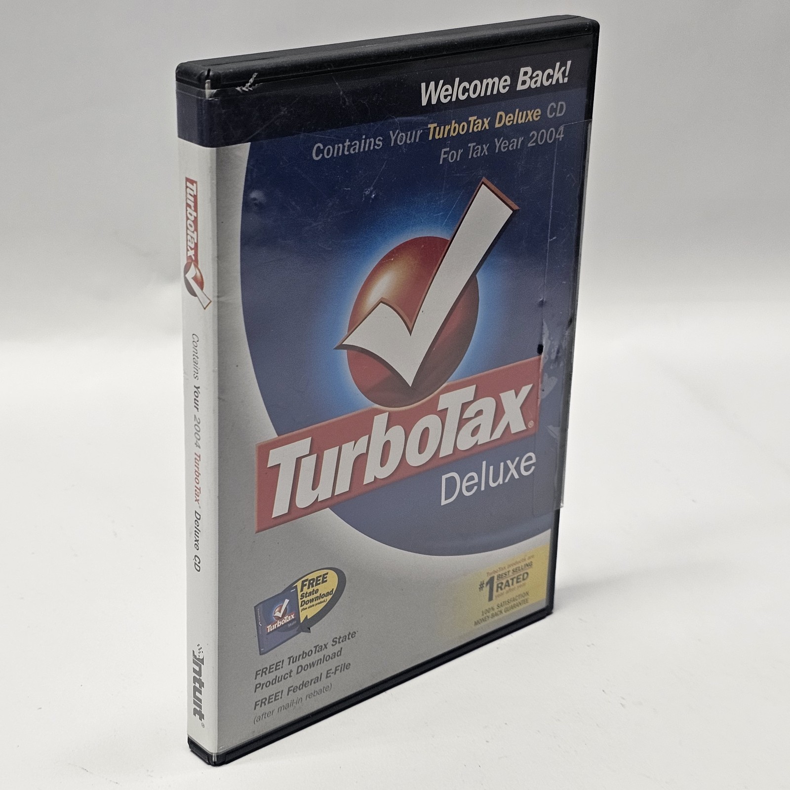 TurboTax Deluxe For 2004 Tax Year State & Federal Filing Software NEW SEALED