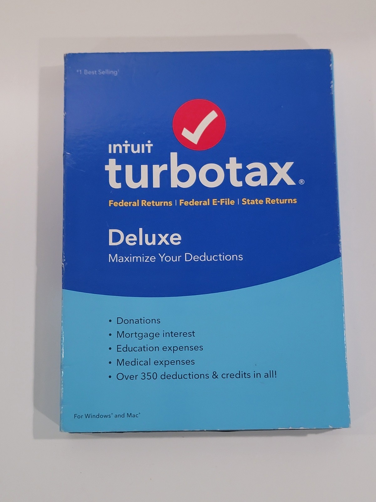 Intuit TurboTax Deluxe 2016 Software