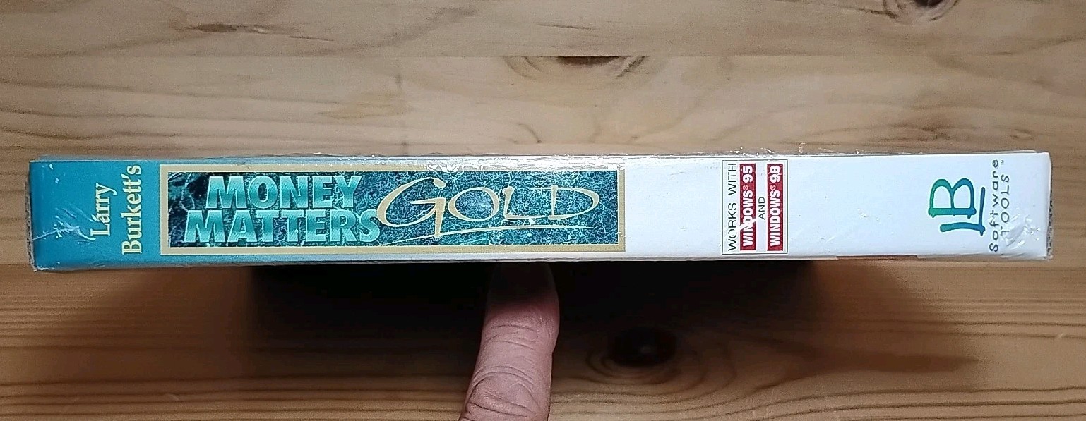 Rare Larry Burkett’s Money Matters Software Snapshot Gold Edition SEALED CD-ROM