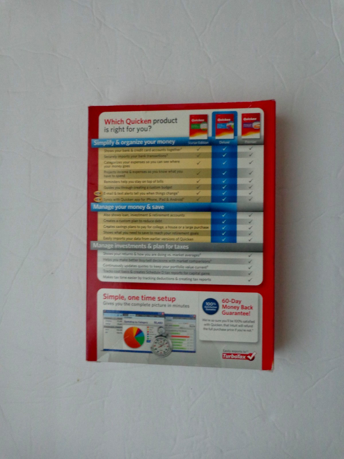 Intuit Quicken Deluxe For Windows 2013 Windows XP SP2 and Above, Vista, Win 7