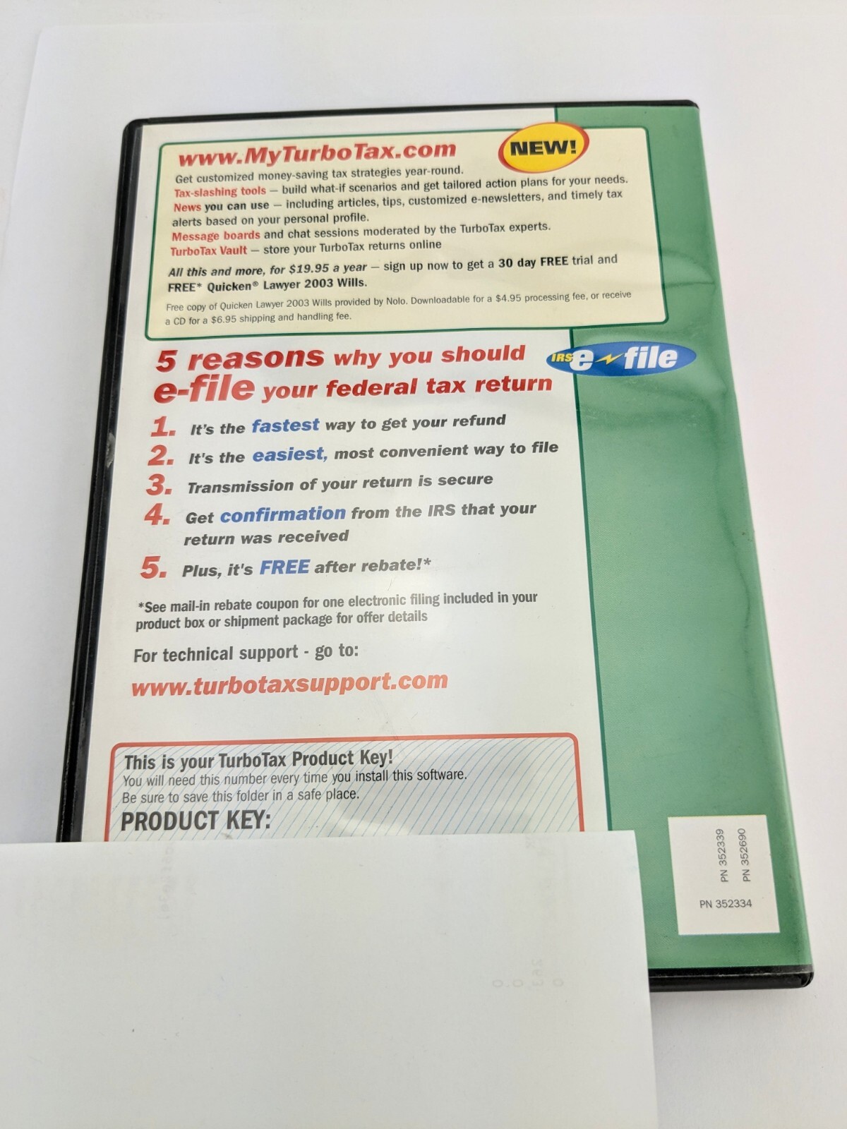 Intuit TurboTax 2002 Premier Home & Business With Product Key