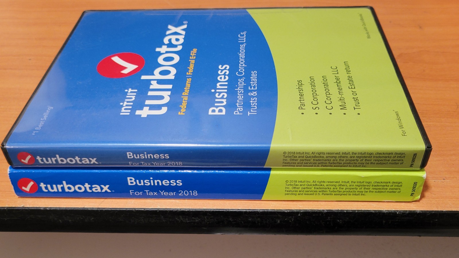 LOOK *New* 2018 TURBOTAX BUSINESS CD for CORPORATION ESTATE TRUST PARTNERSHIP