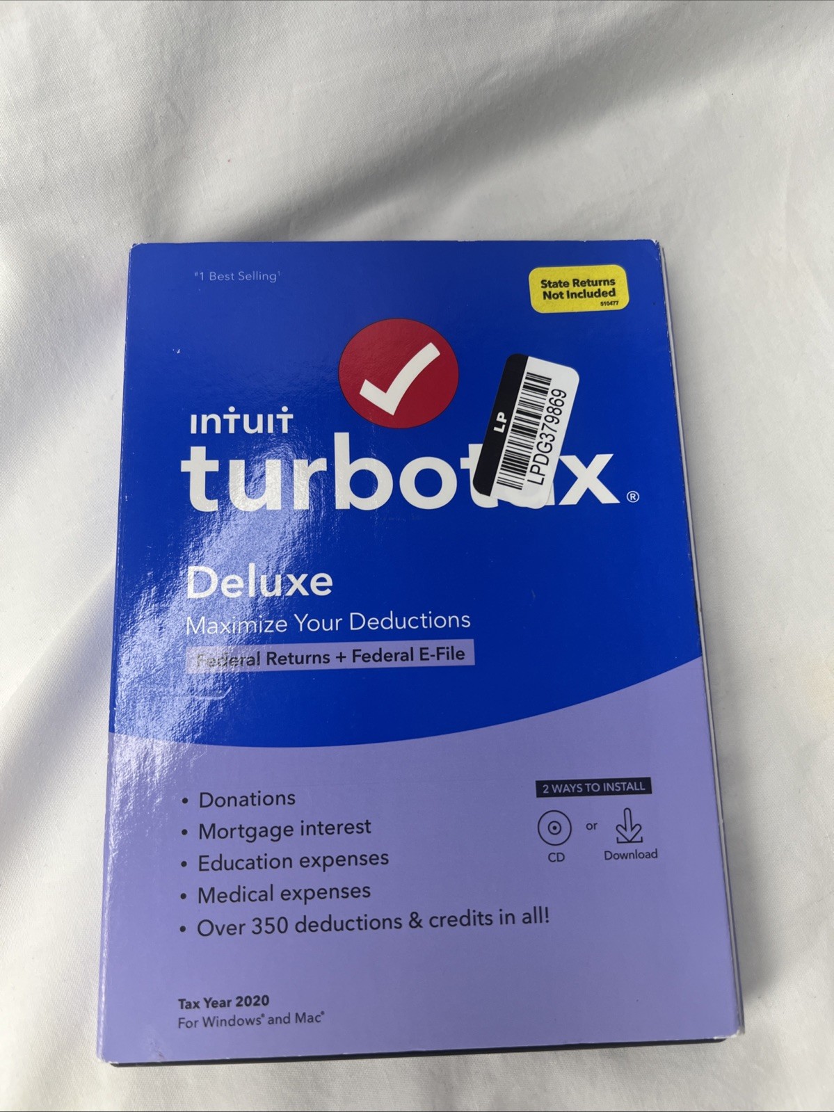 Intuit TurboTax Deluxe Tax Preparation