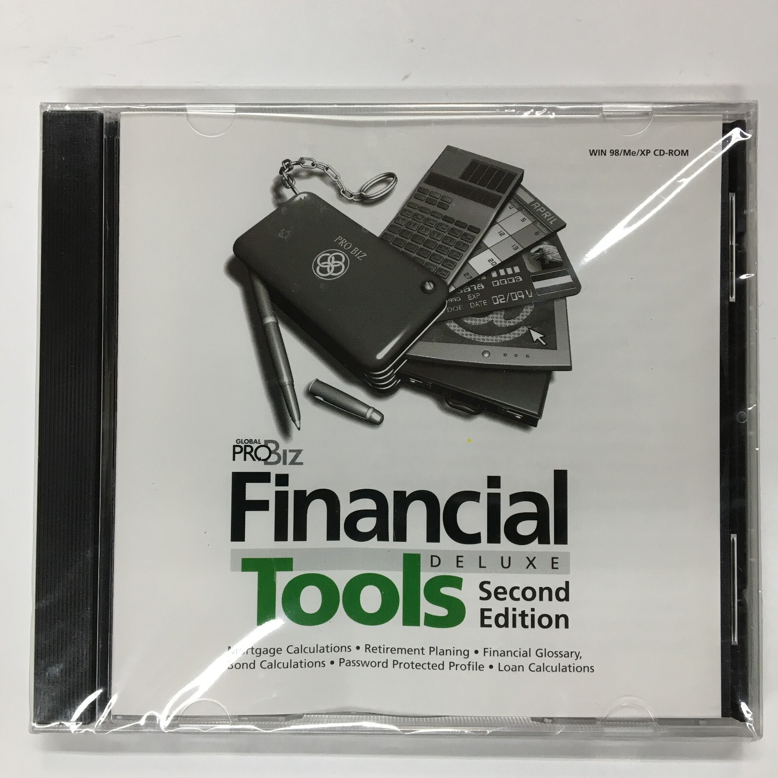 Financial Tools: Deluxe Second Edition (PC CD, 2002) Windows 98/Me/XP