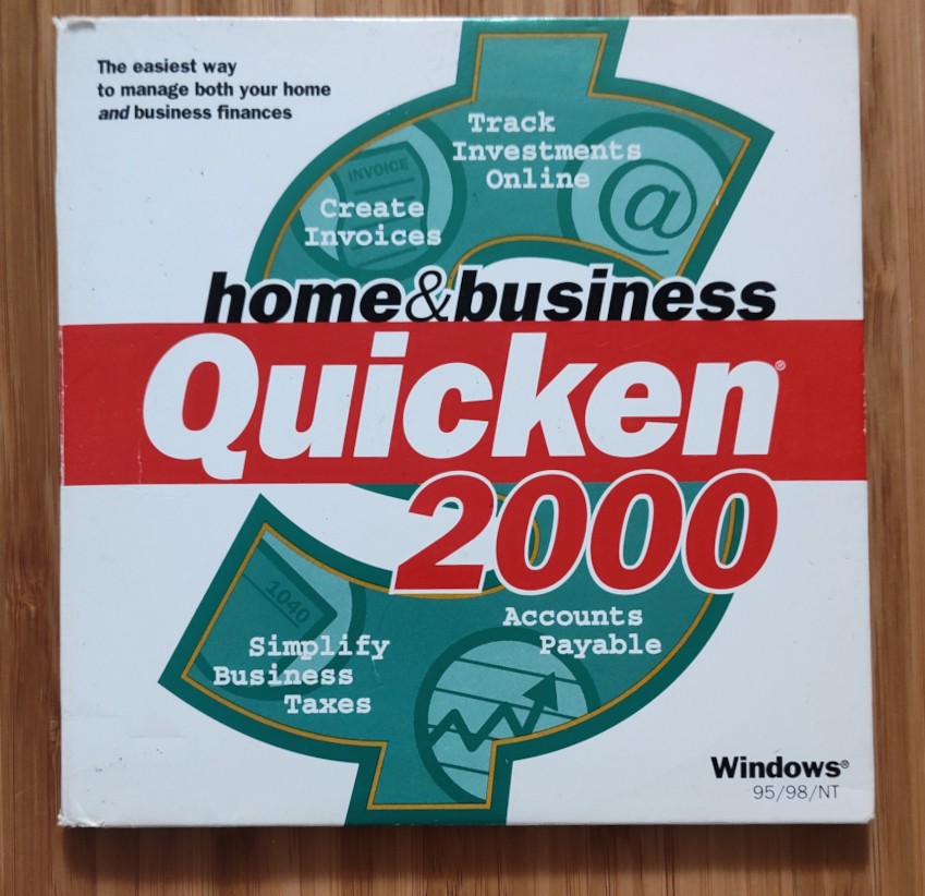 Quicken 2000 Home & Business for Windows 95/98/NT CD