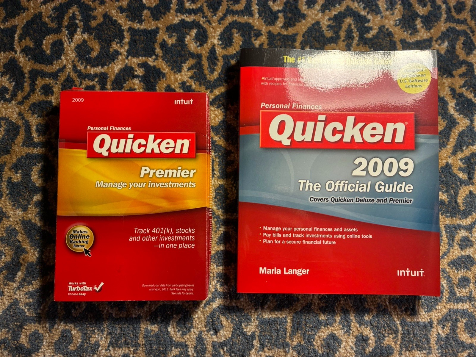 Quicken Premier 2009 For Windows Open Box Complete W/guide