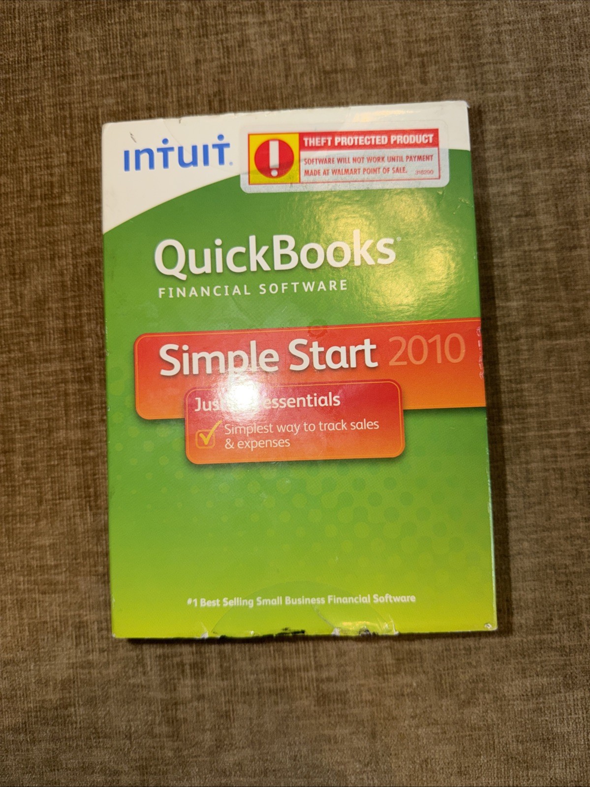 Intuit QuickBooks Accounting Software Simple Start 2010