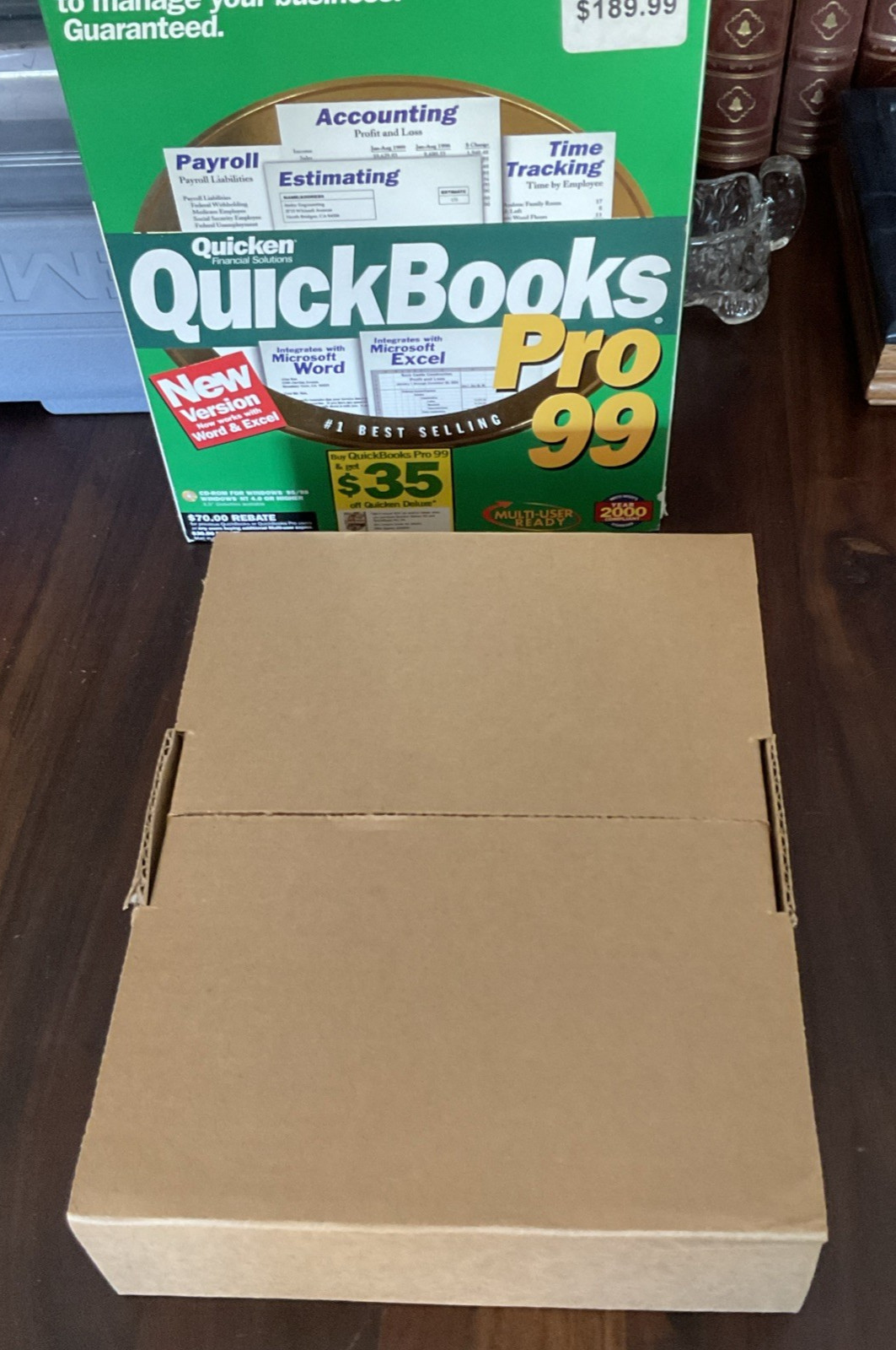Quicken Quickbooks Pro 99 Software – Original Box Manuals & Paperwork !
